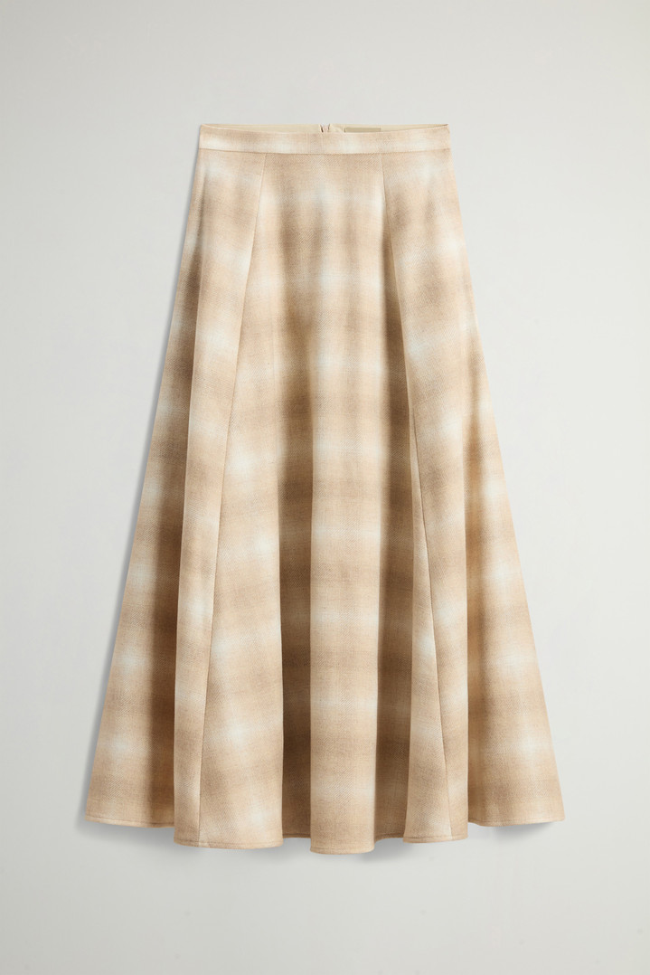 Skirt in Italian Wool Blend Beige photo 3 | Woolrich