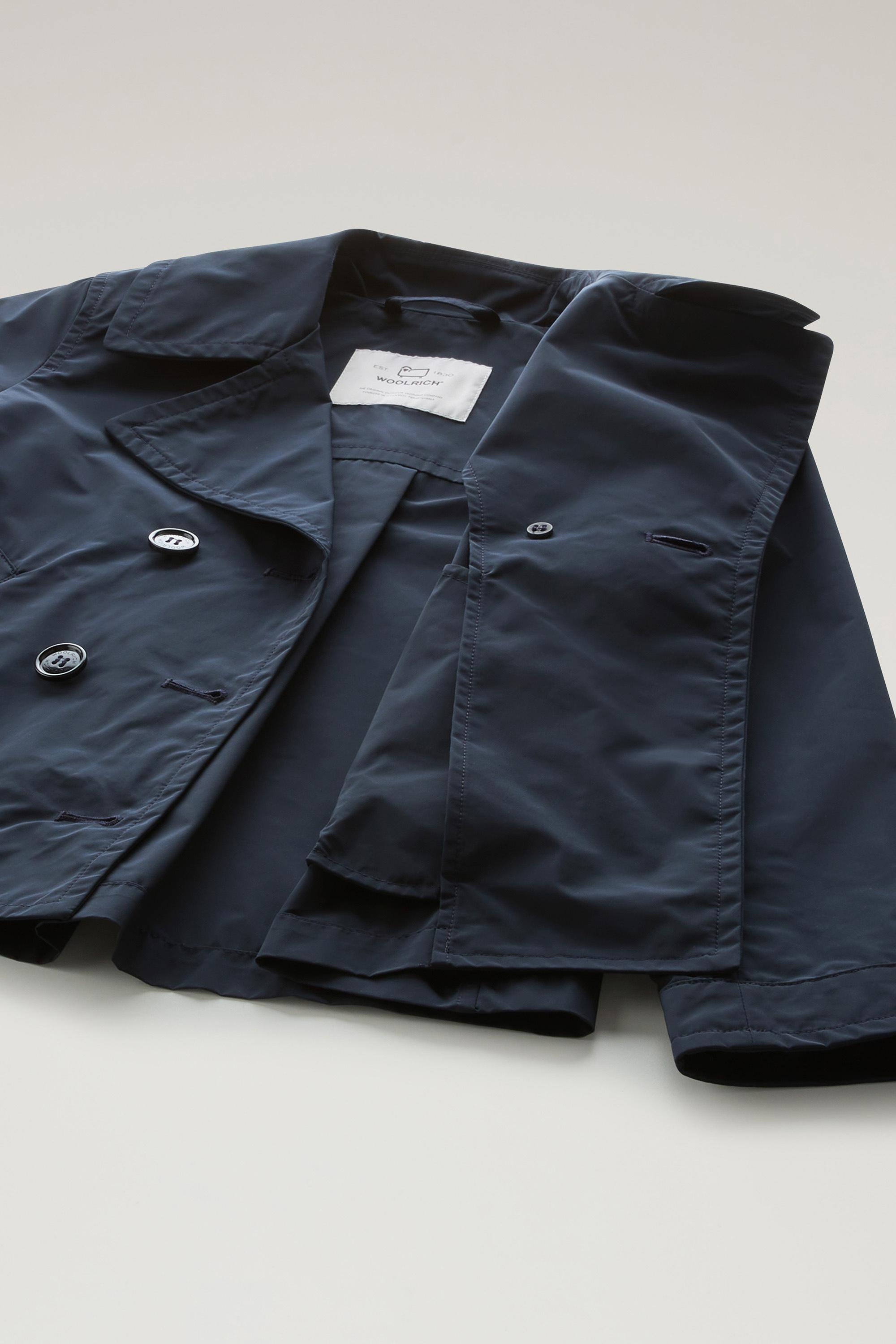 Girls' Summer Peacoat in Urban Touch Blue photo 5 | Woolrich