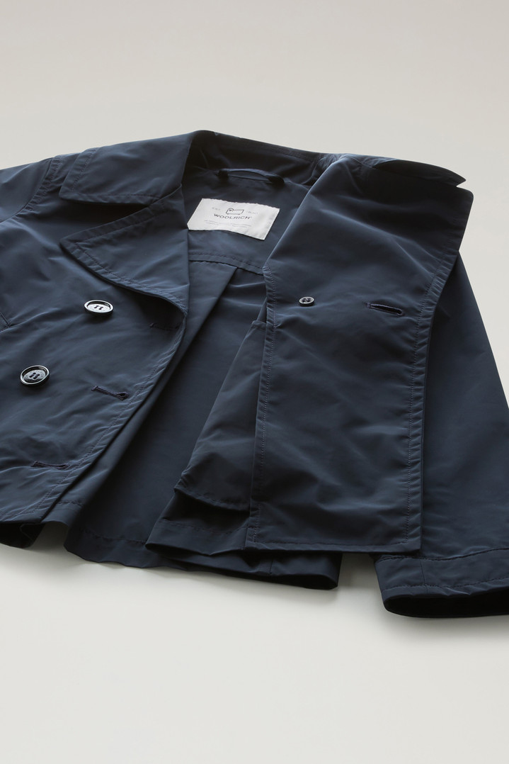Girls' Summer Peacoat in Urban Touch Blue photo 5 | Woolrich