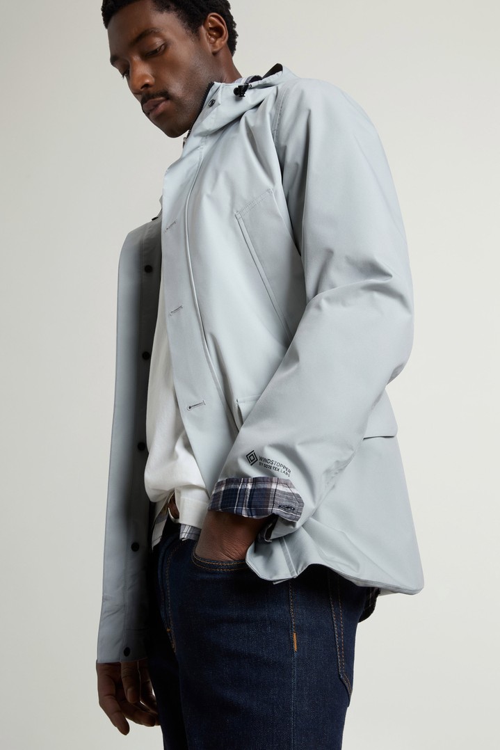 Summer Parka in WINDSTOPPER by GORE-TEX LABS Fabric Gray photo 4 | Woolrich