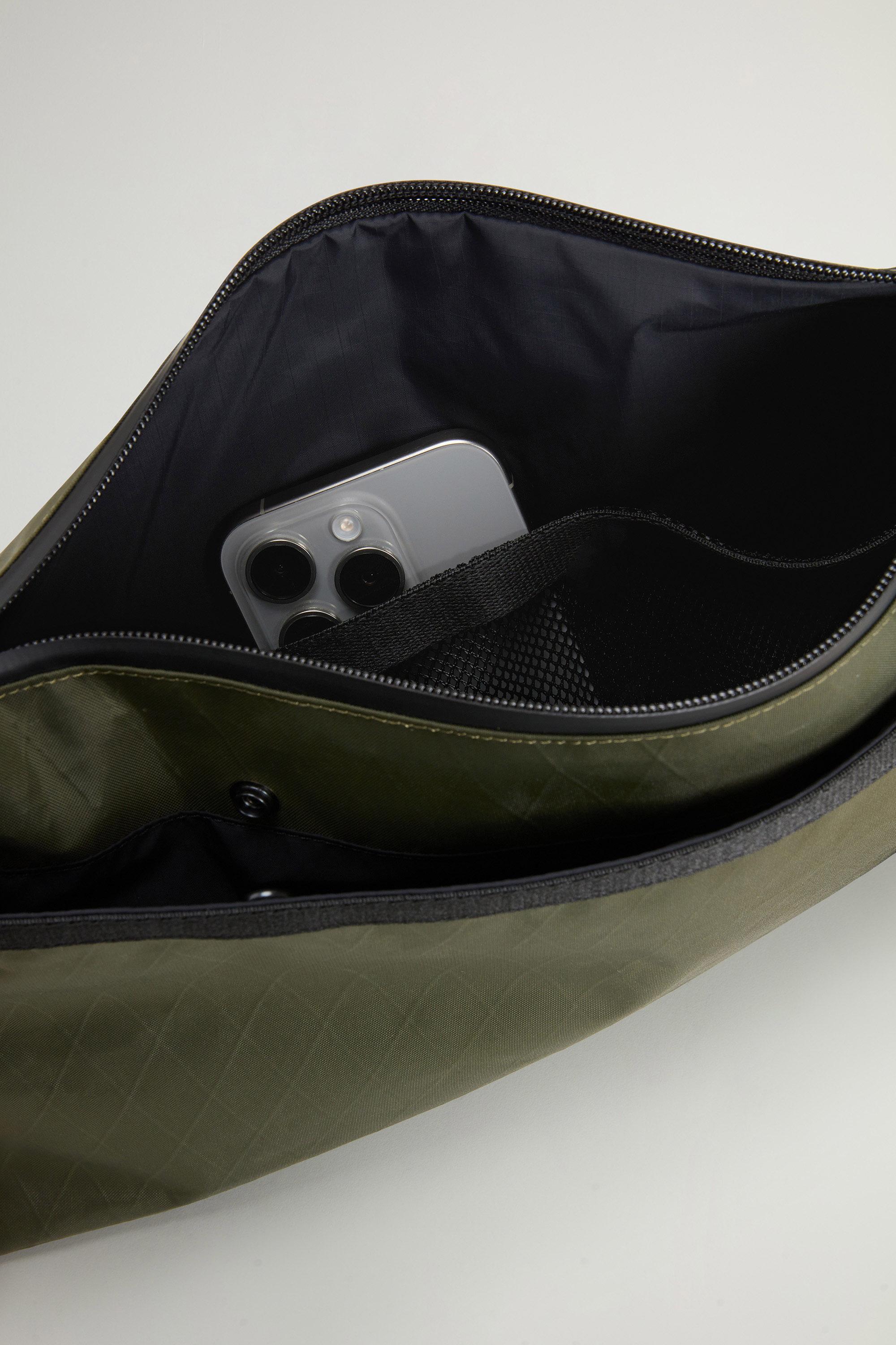 Crossbody Bag with Logo in X-PAC by Todd Snyder Green photo 7 | Woolrich