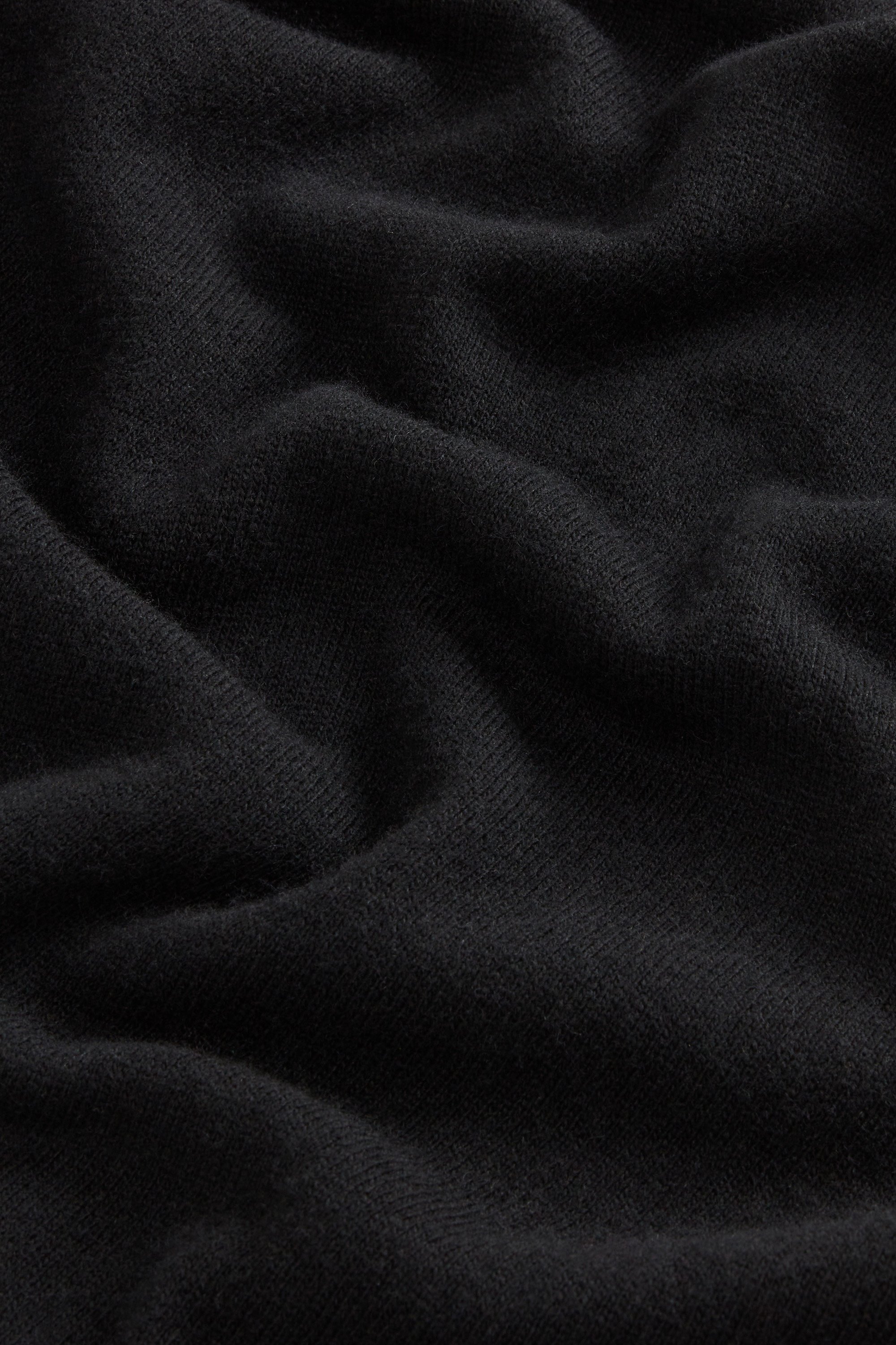 Turtleneck Sweater in Virgin Wool and Cashmere Blend Black photo 6 | Woolrich