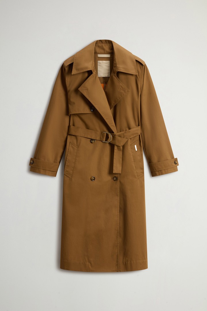 TECH COTTON TRENCH Brown photo 5 | Woolrich