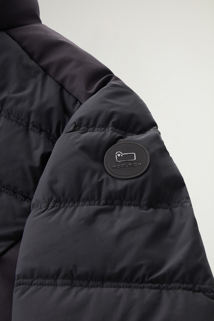 Bering Down Jacket in Stretch Nylon Black photo 4 | Woolrich