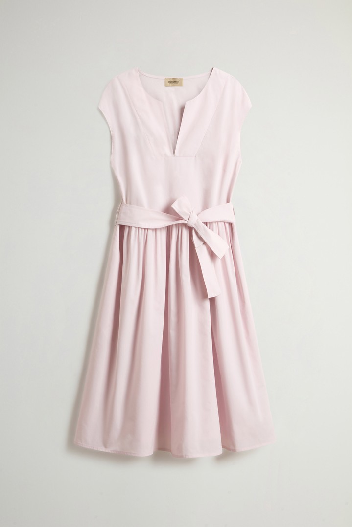 POPLIN SHORT DRESS Pink photo 5 | Woolrich