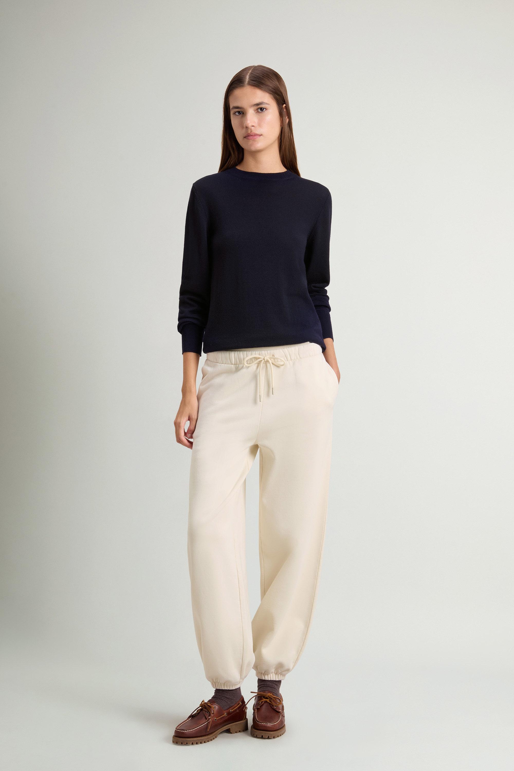 Jogginghose aus Sweatmaterial aus reiner Baumwolle Weiß photo 1 | Woolrich