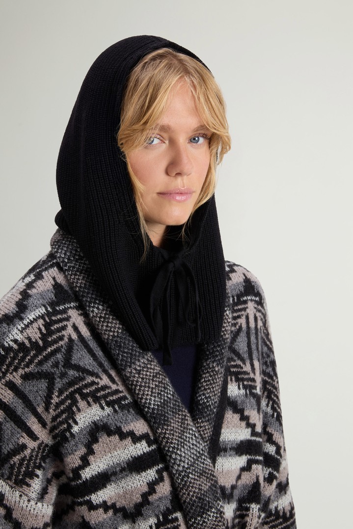 Balaclava in Pure Merino Virgin Wool Black photo 1 | Woolrich