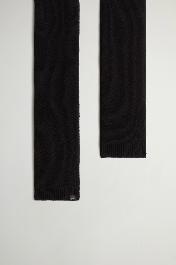 Scarf in Wool Blend Black photo 5 | Woolrich