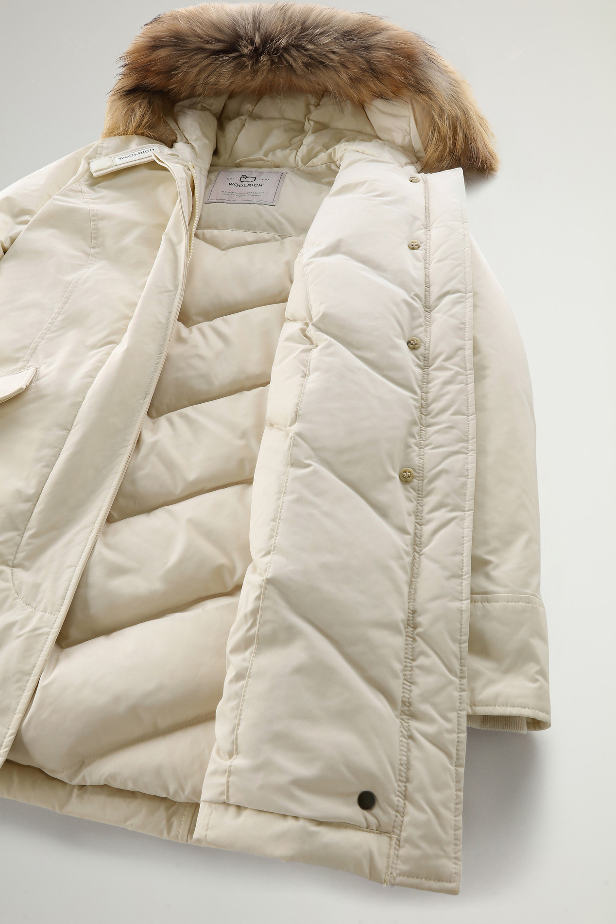 Arctic Parka in Urban Touch con pelliccia removibile Bianco photo 8 | Woolrich