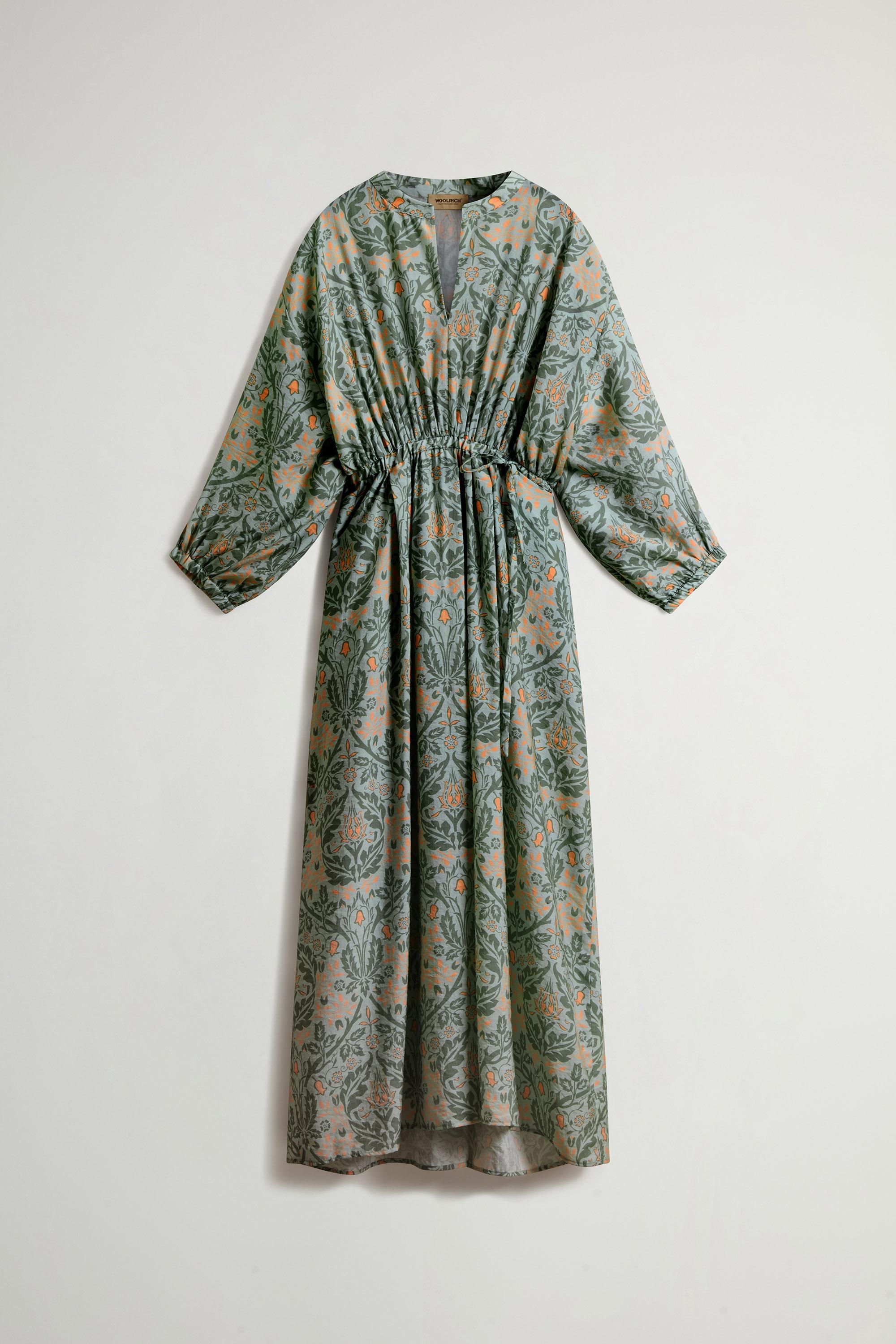 FLUID SHIRT DRESS Green photo 5 | Woolrich