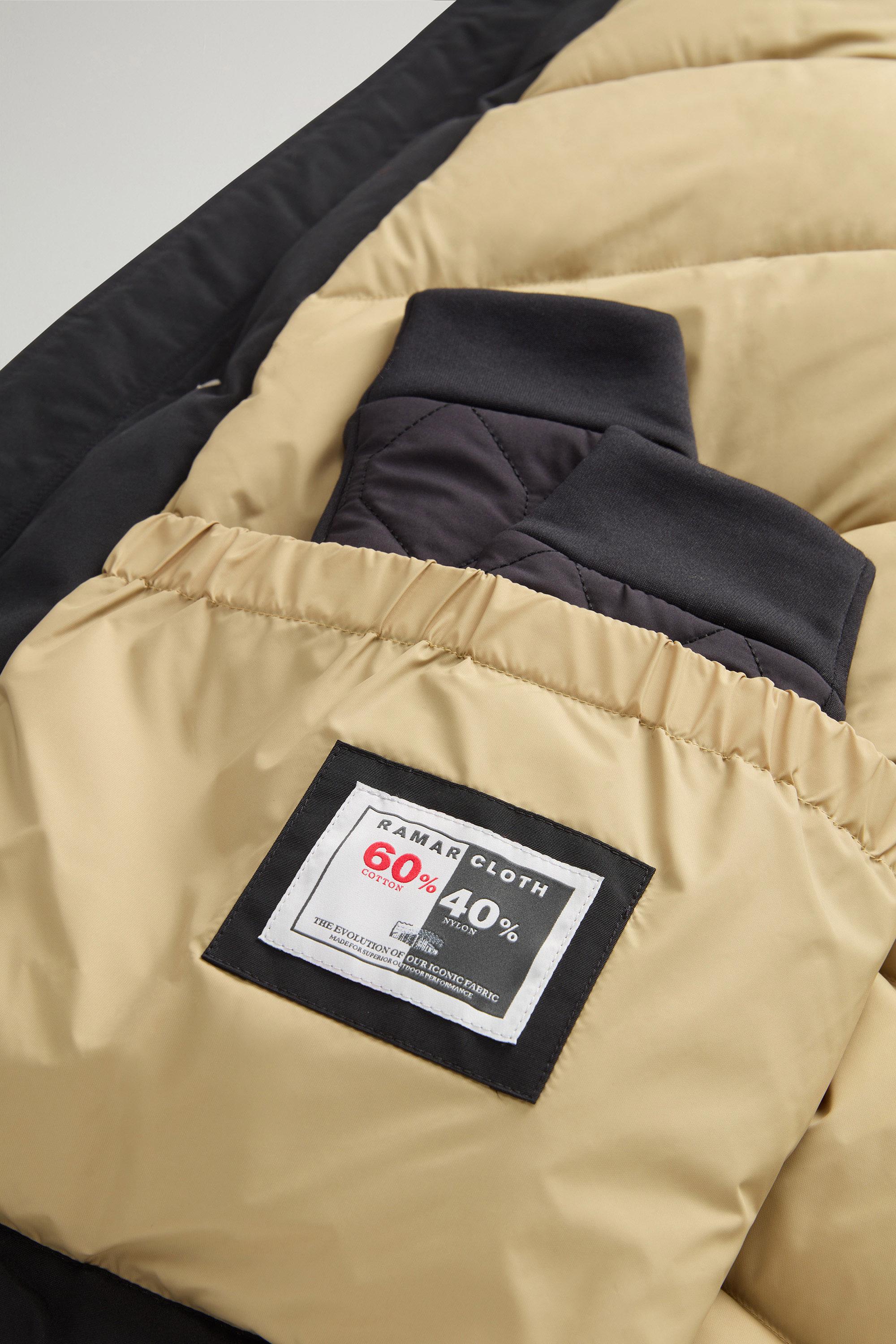 Arctic Anorak in Ramar Cloth with Detachable Fur Black photo 10 | Woolrich