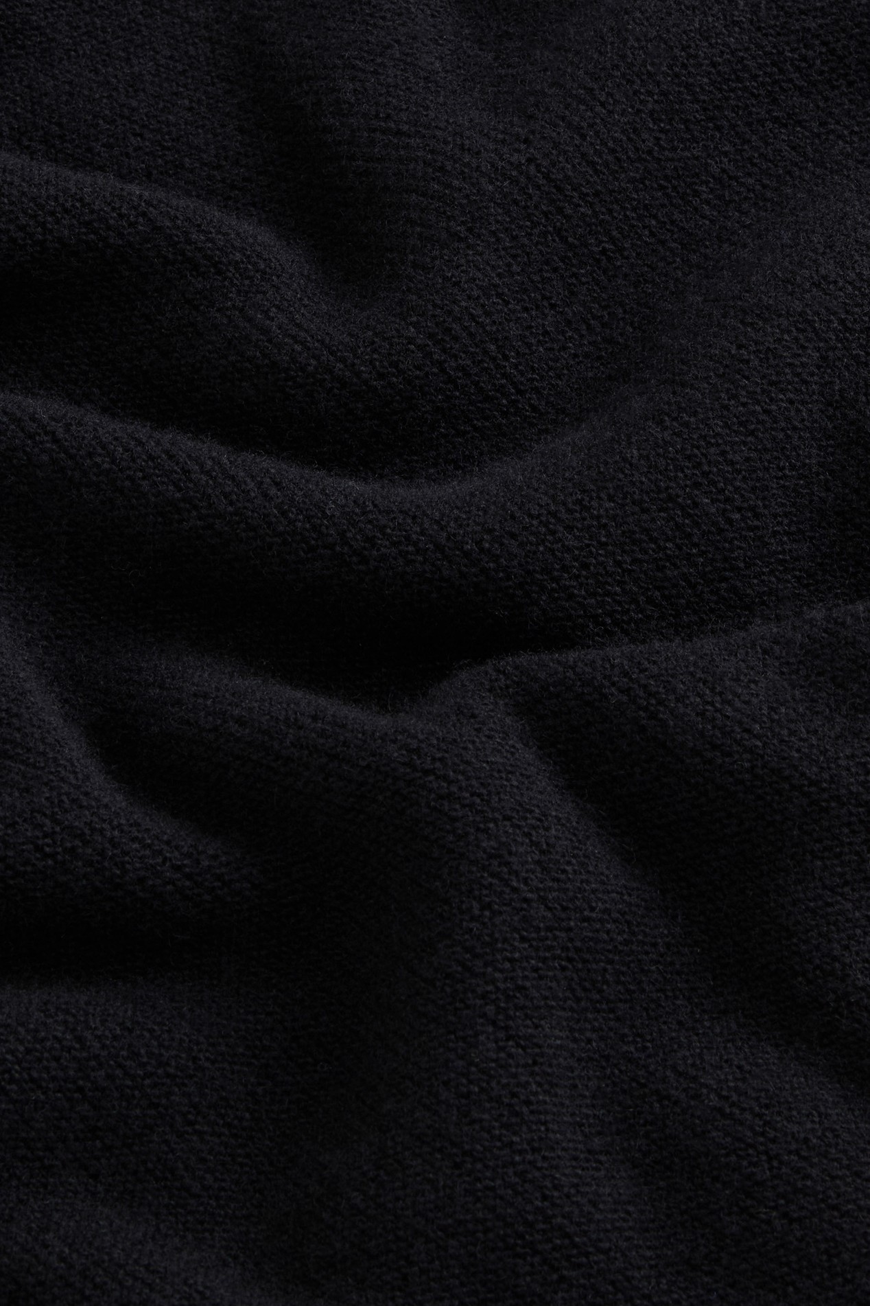12GG WOOL CASHMERE V-NECK SWEATER Black photo 6 | Woolrich