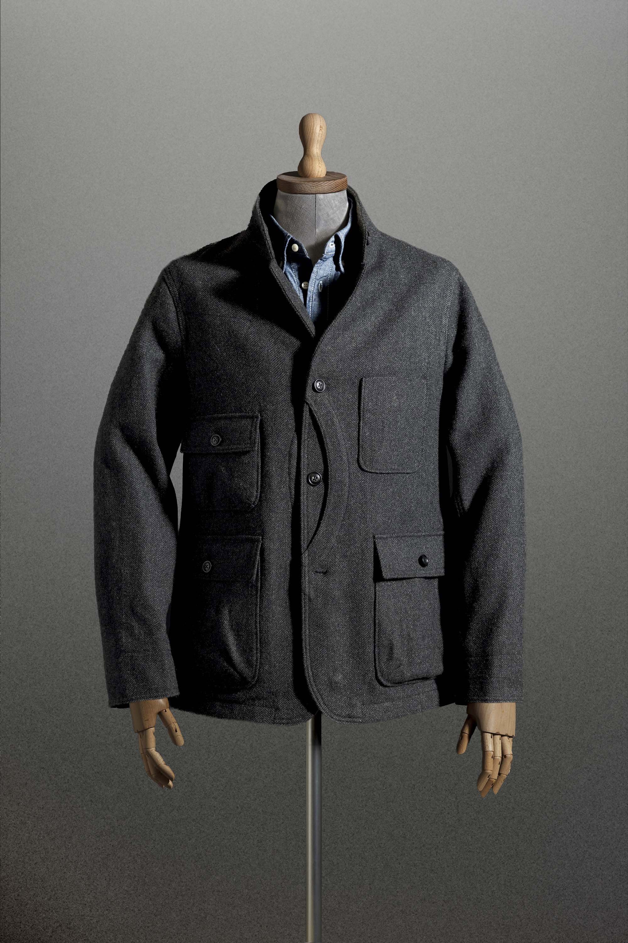 Upland Blazer in Wool Blend Gray photo 1 | Woolrich