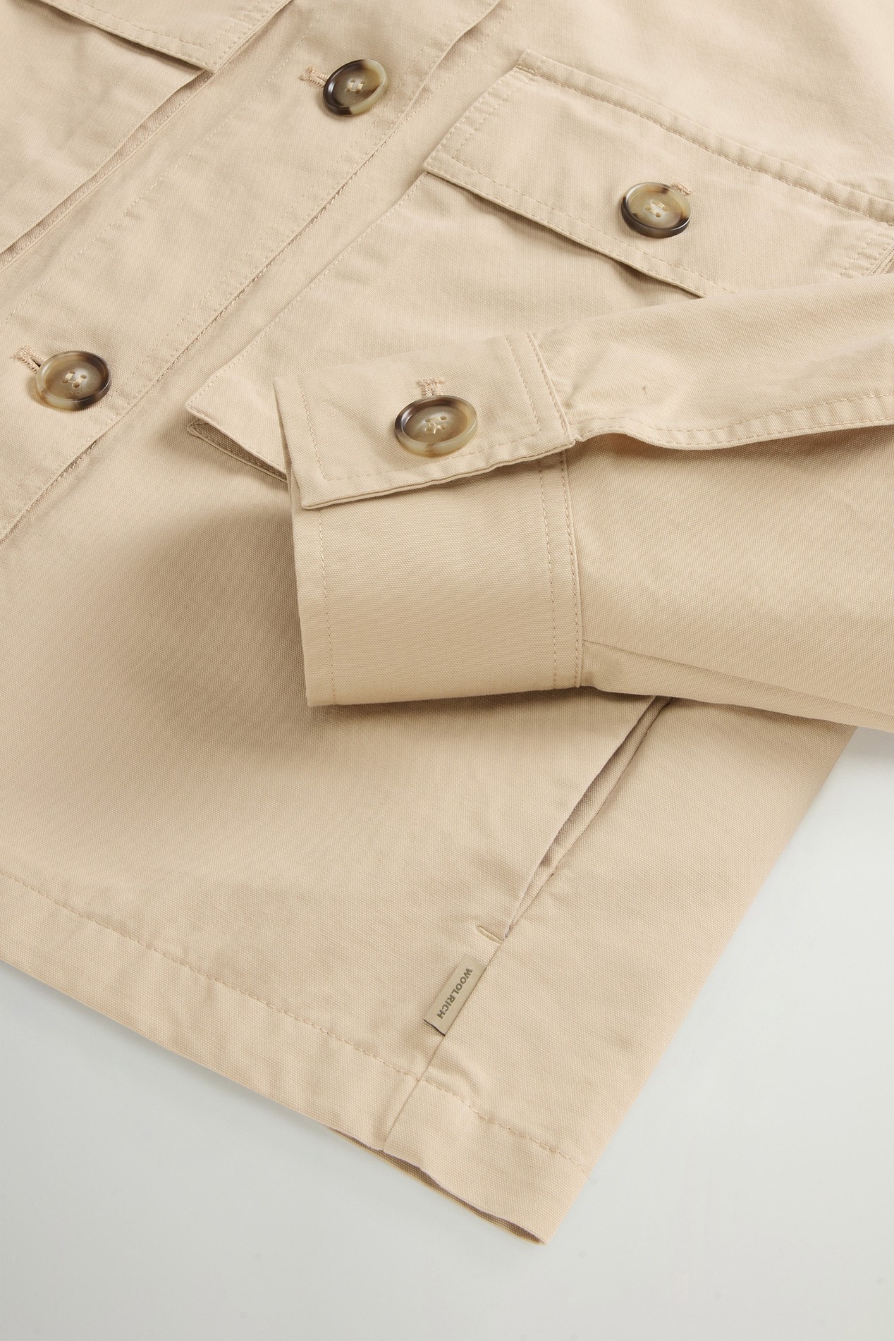 CANVAS FIELD OVERSHIRT Beige photo 7 | Woolrich