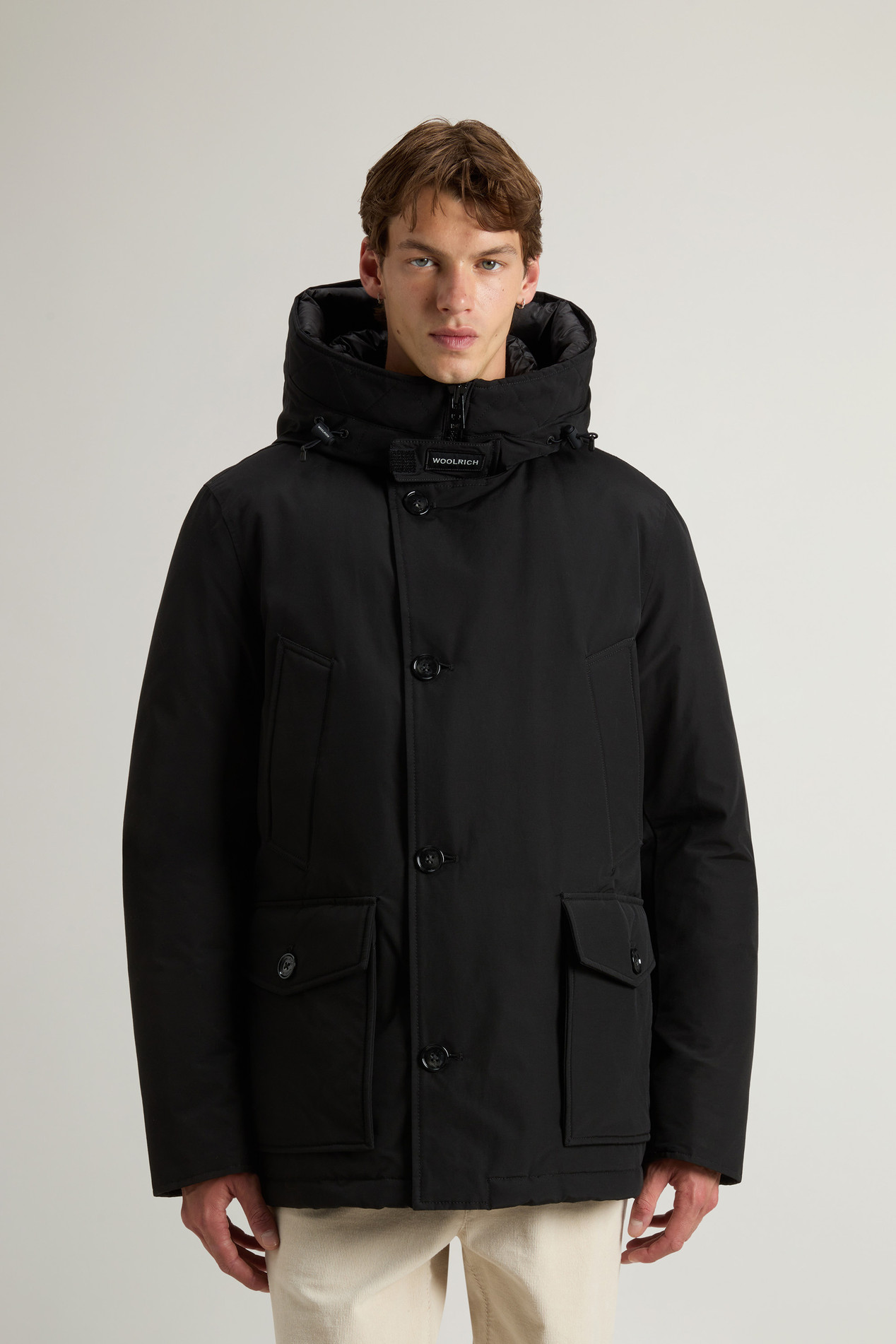 Arctic Anorak in Ramar Cloth Black photo 1 | Woolrich