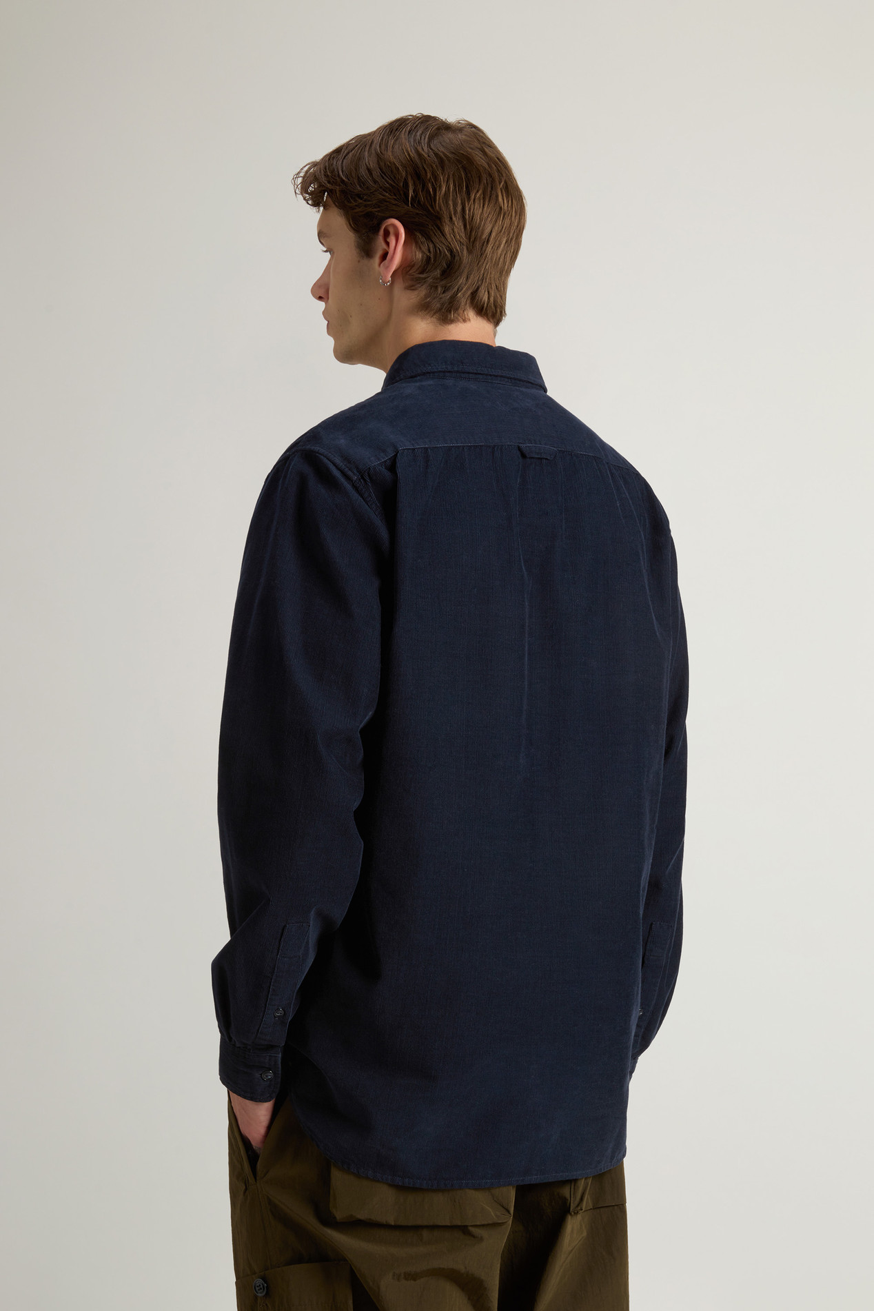CORDUROY MACKEY SHIRT GD Blue photo 3 | Woolrich