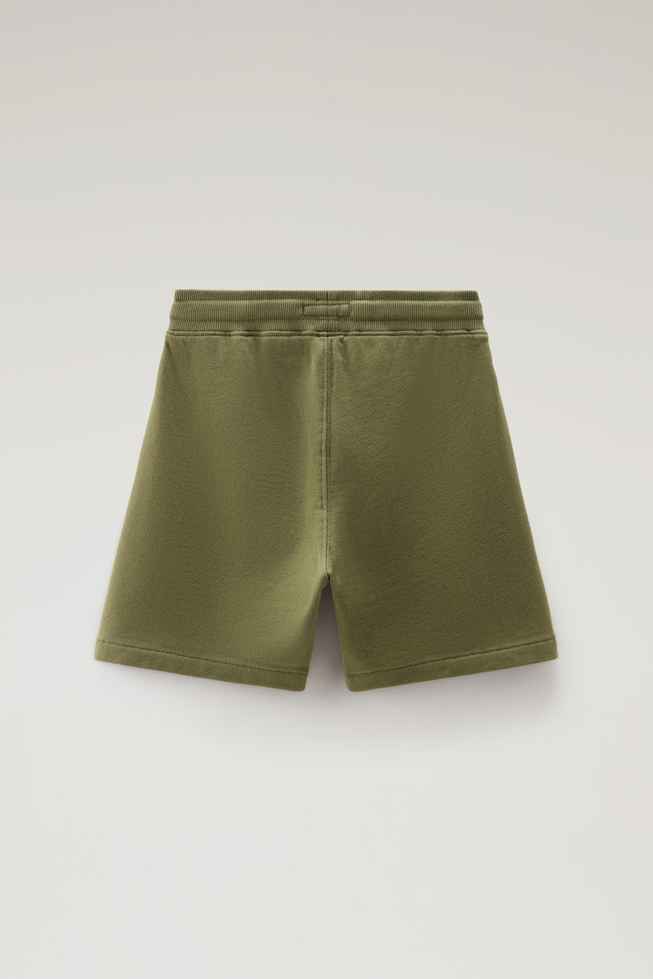 FLEECE SHORT Green photo 2 | Woolrich