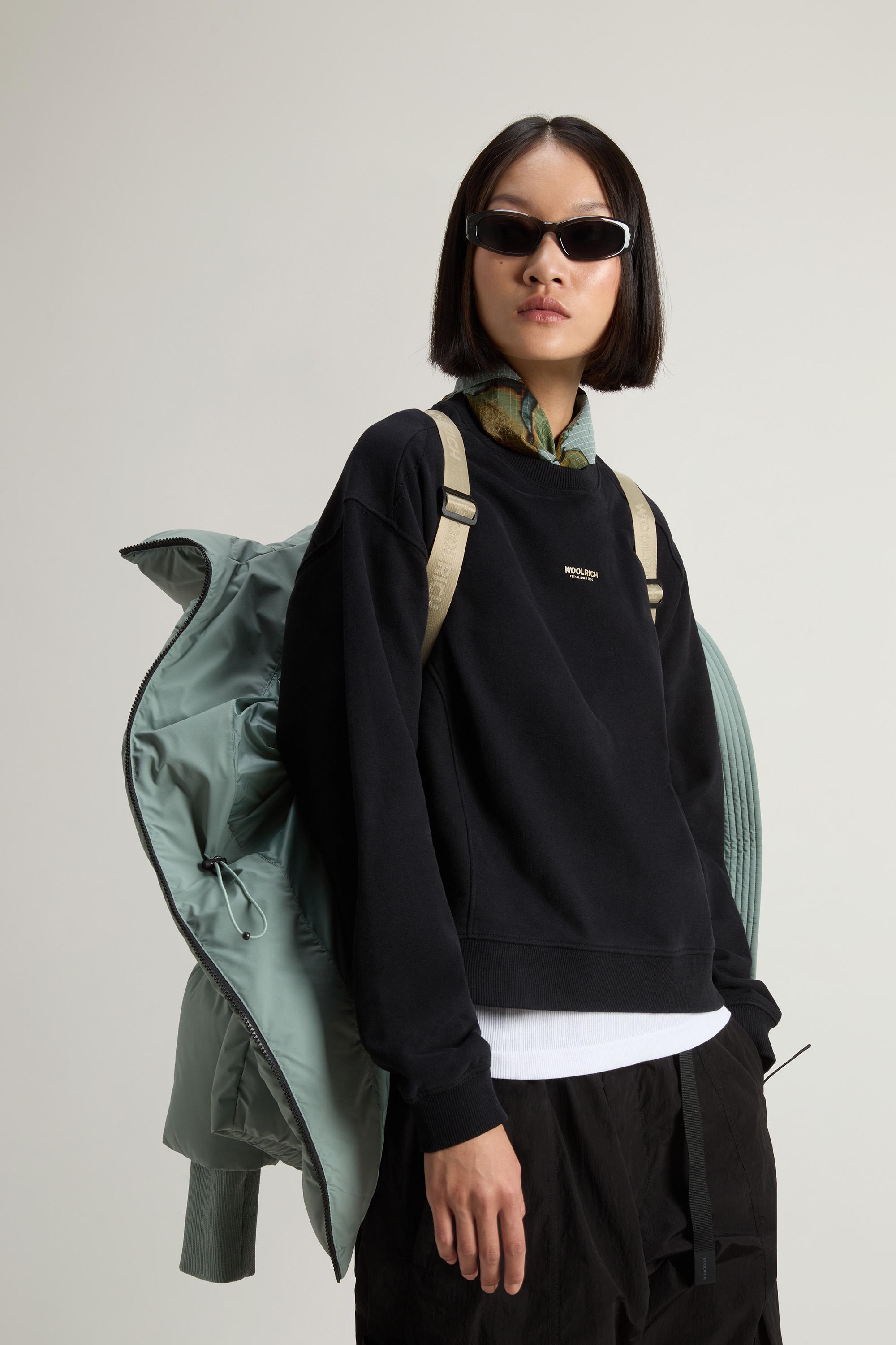 Cloud Down Jacket in Stretch Nylon with Matte Finish Green photo 5 | Woolrich