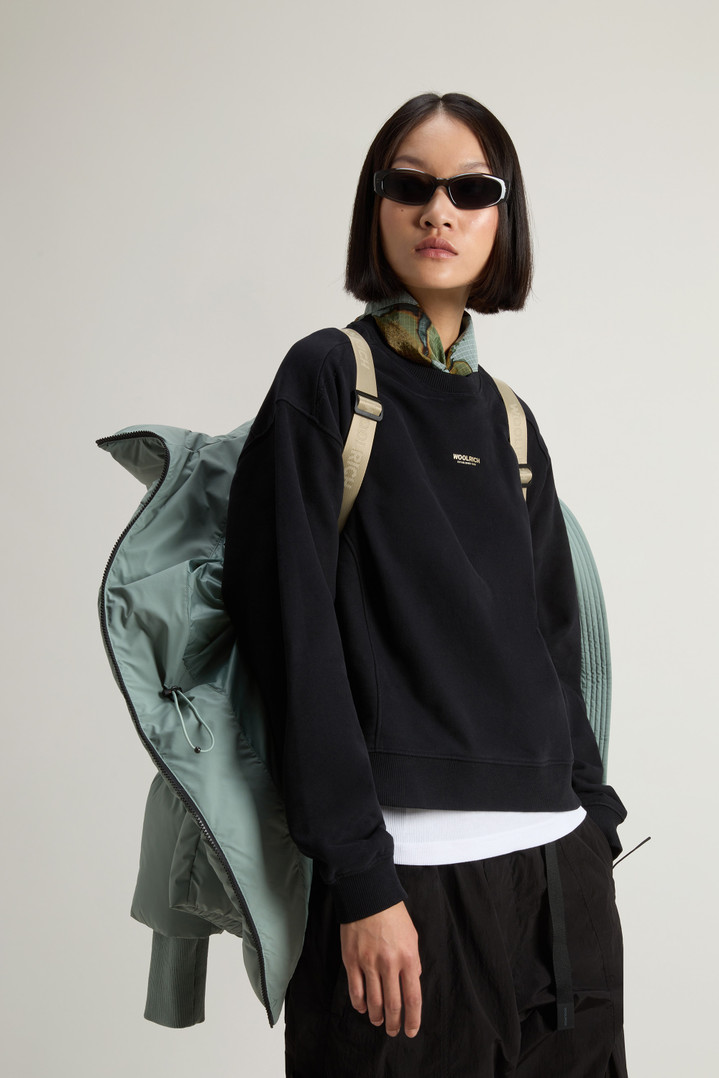 Cloud Down Jacket in Stretch Nylon with Matte Finish Green photo 5 | Woolrich