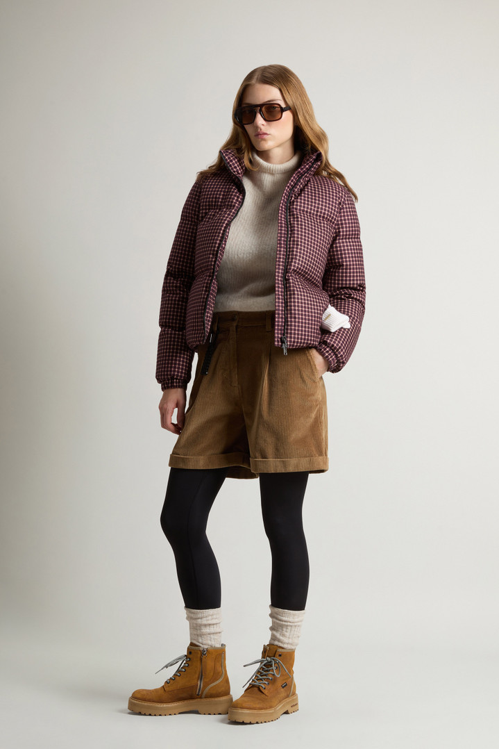 Down Jacket in Two-Layered Fabric Burgundy photo 2 | Woolrich