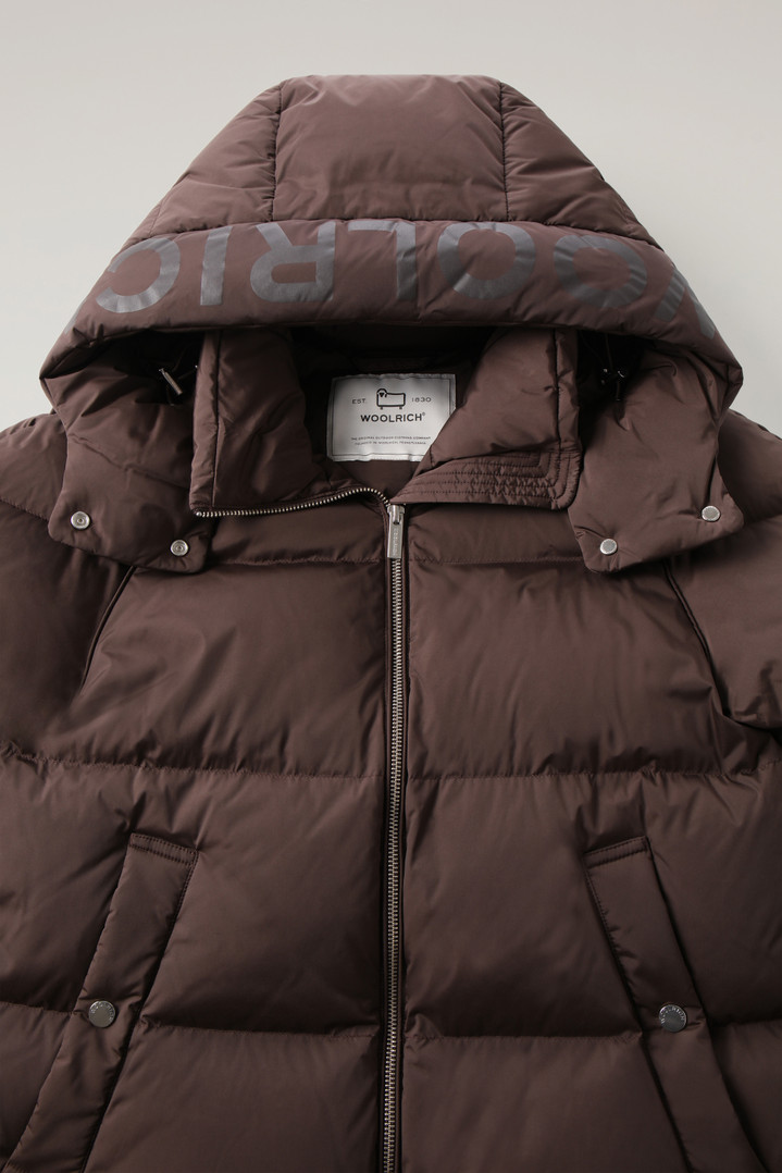 Alsea Short Down Jacket with Detachable Hood Brown photo 2 | Woolrich