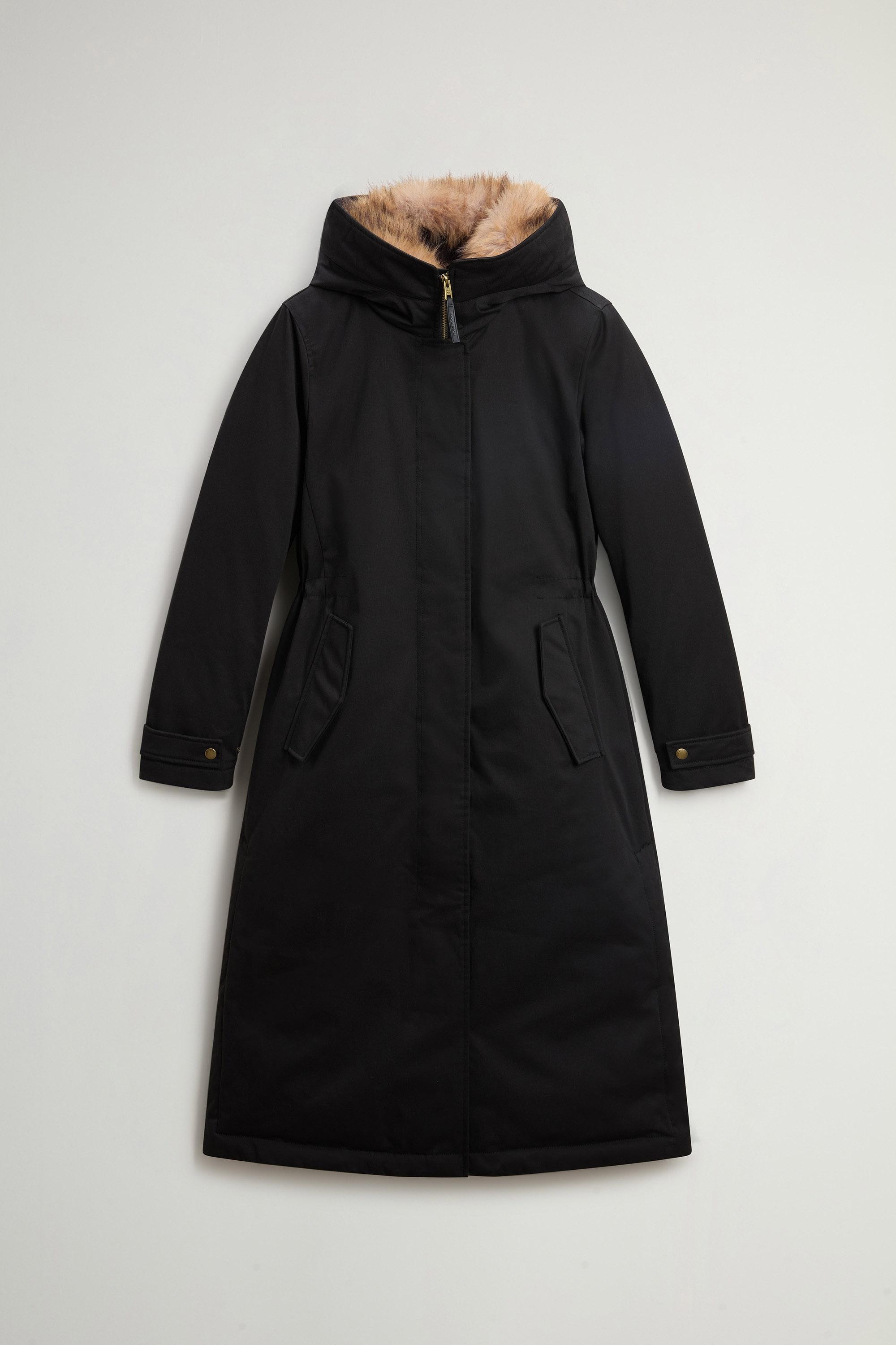 Long Padded Parka in Best Cotton Black photo 5 | Woolrich