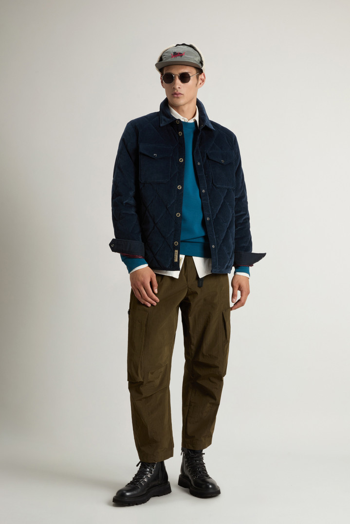 Alaskan Overshirt in Corduroy Blue photo 2 | Woolrich