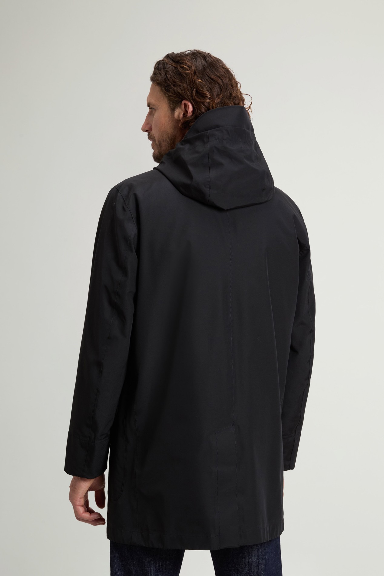 3L RAMAR OFFICER COAT 3IN2 Black photo 3 | Woolrich