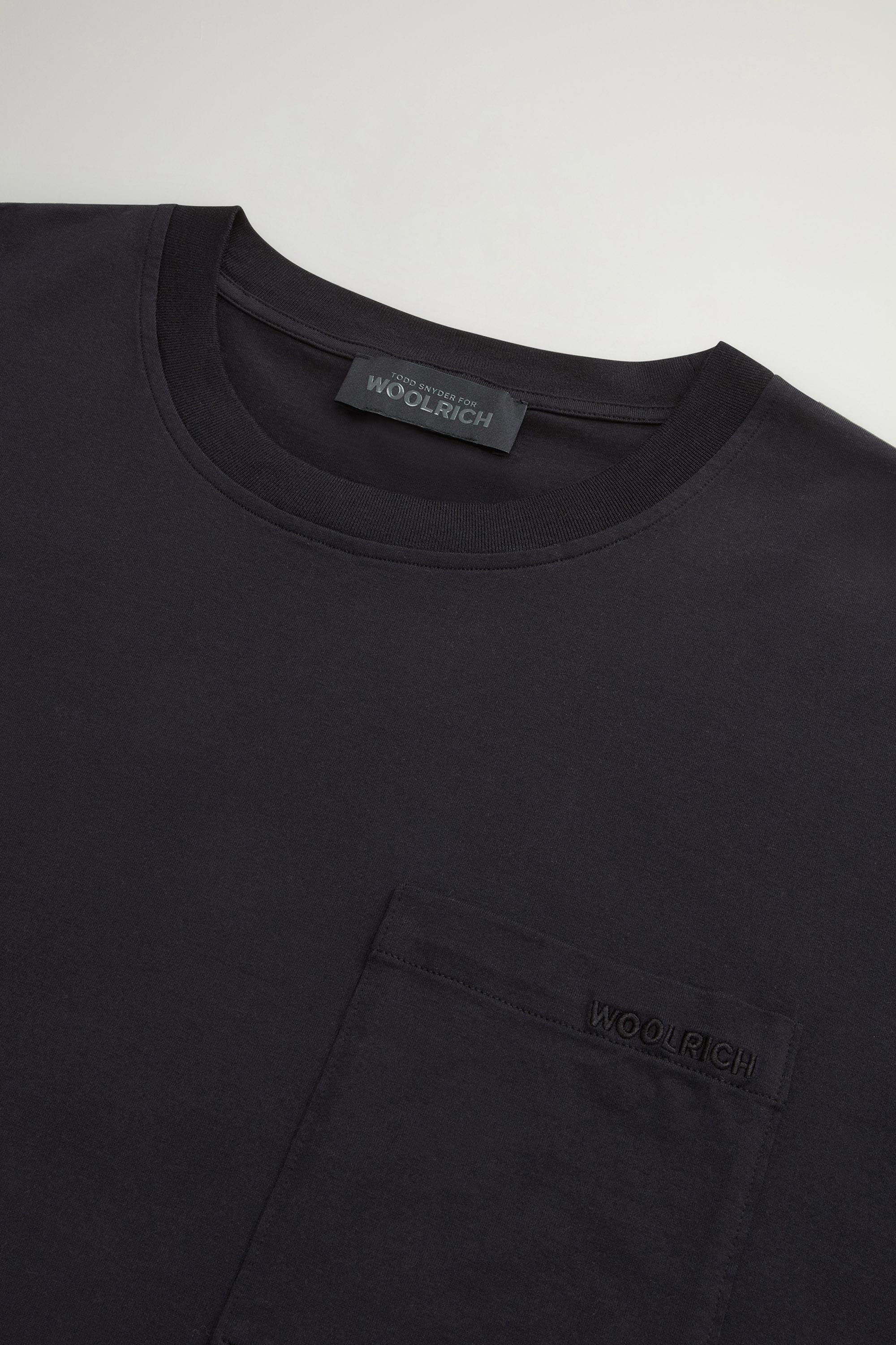 Pure Cotton T-Shirt by Todd Snyder Black photo 6 | Woolrich