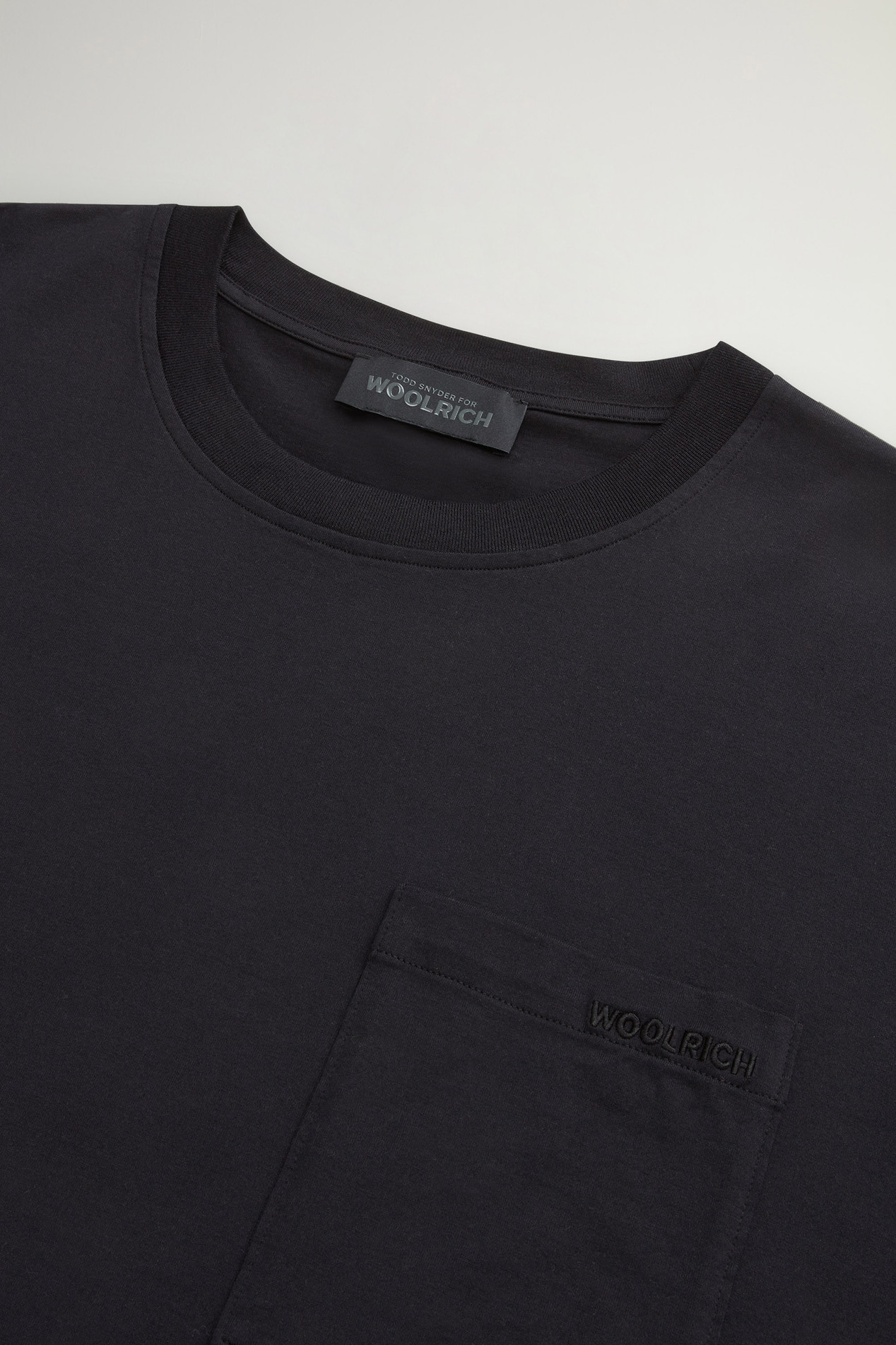 Pure Cotton T-Shirt by Todd Snyder Black photo 6 | Woolrich