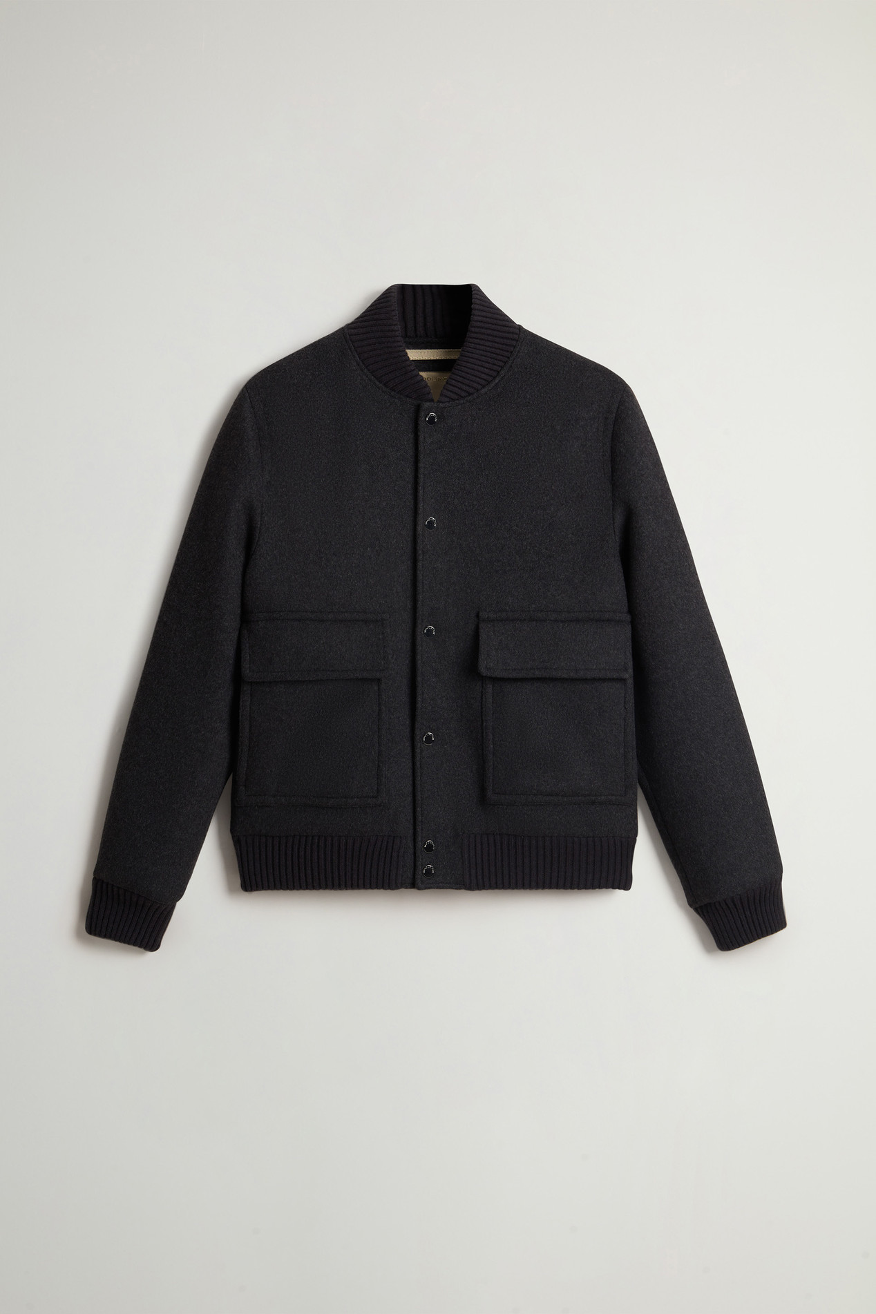 Miles Bomber Jacket in Wool Blend Gray photo 5 | Woolrich