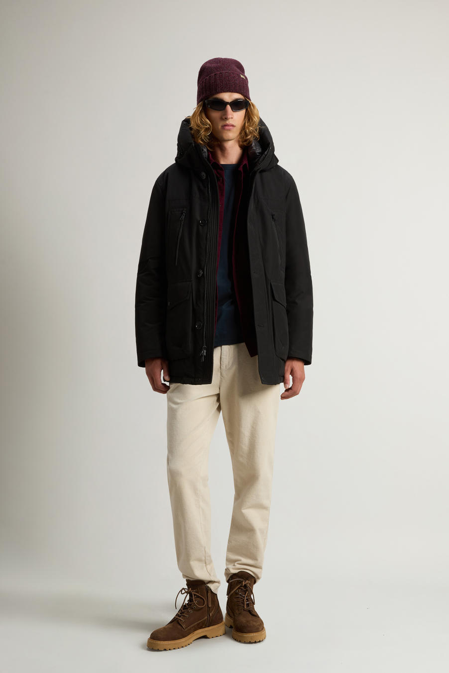 Arctic Parka Evolution in Ramar Cloth Black photo 1 | Woolrich