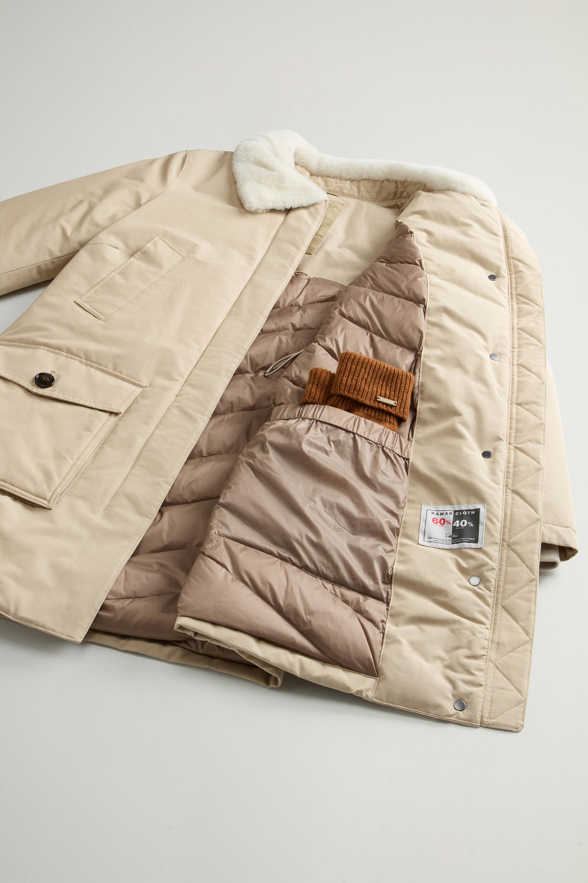 Upstate Parka in Ramar Cloth Beige photo 8 | Woolrich