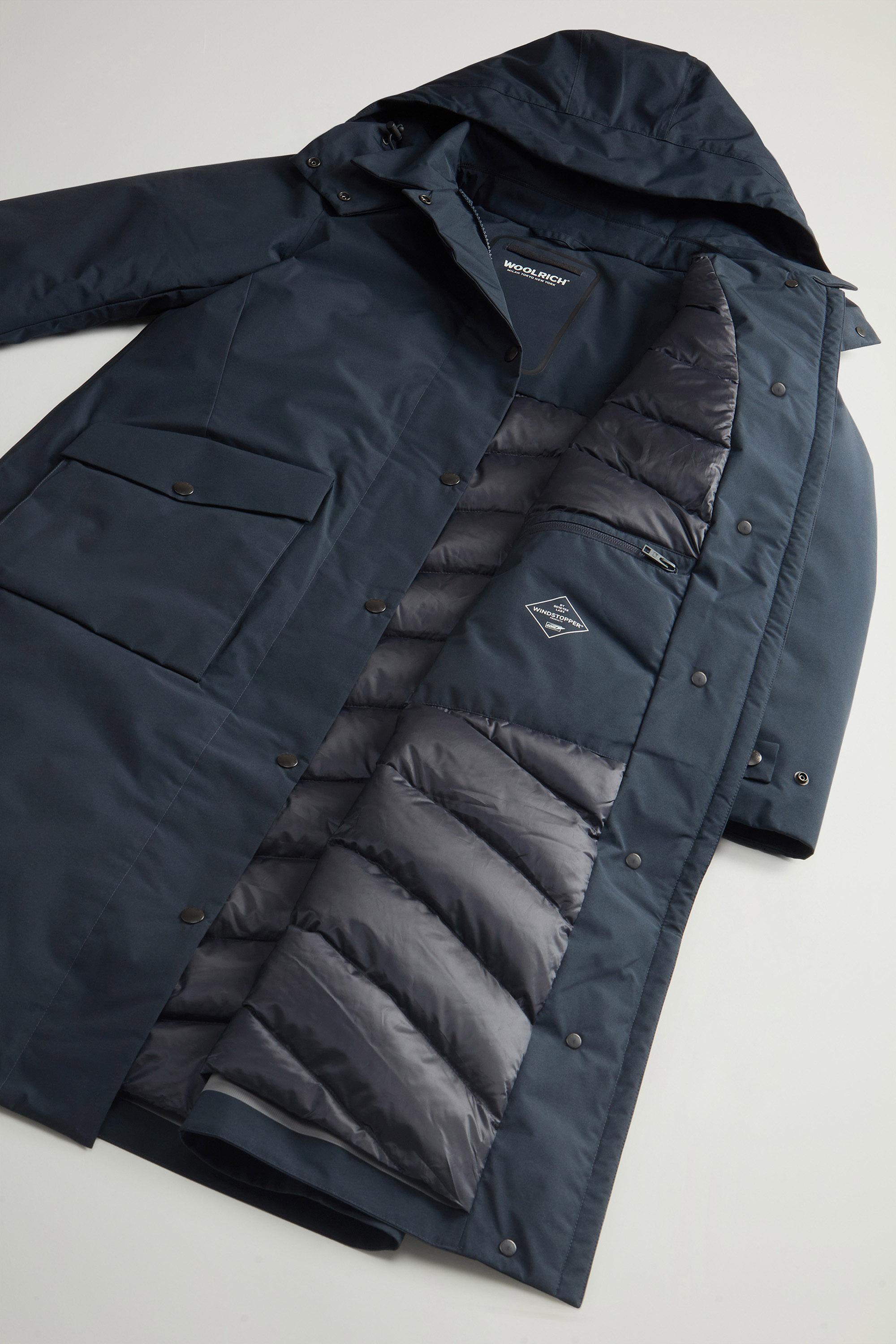 Coat in WINDSTOPPER GORE-TEX Blue photo 10 | Woolrich
