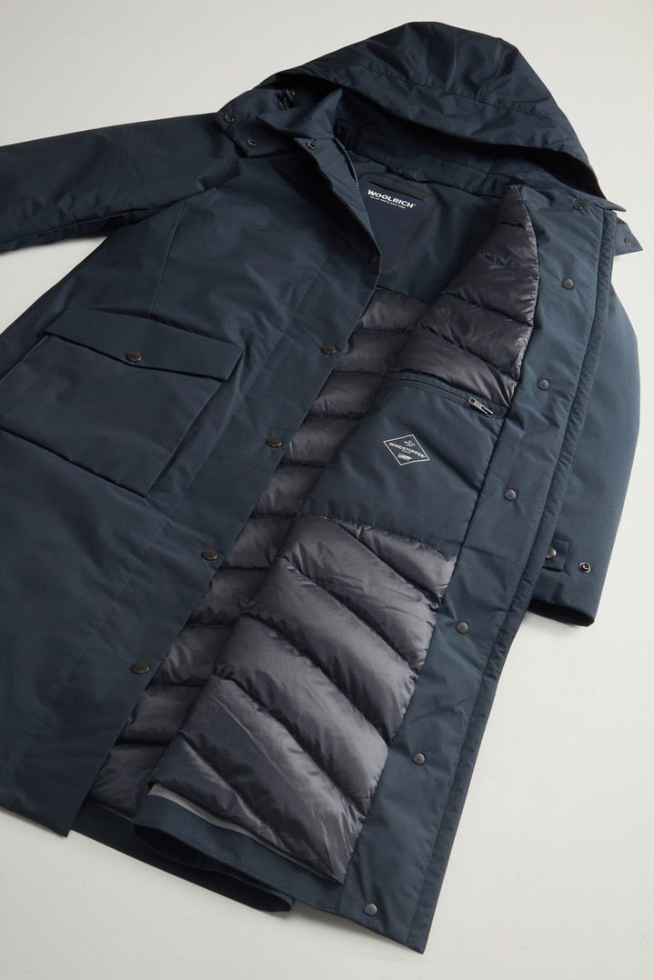 Coat in WINDSTOPPER GORE-TEX Blue photo 10 | Woolrich