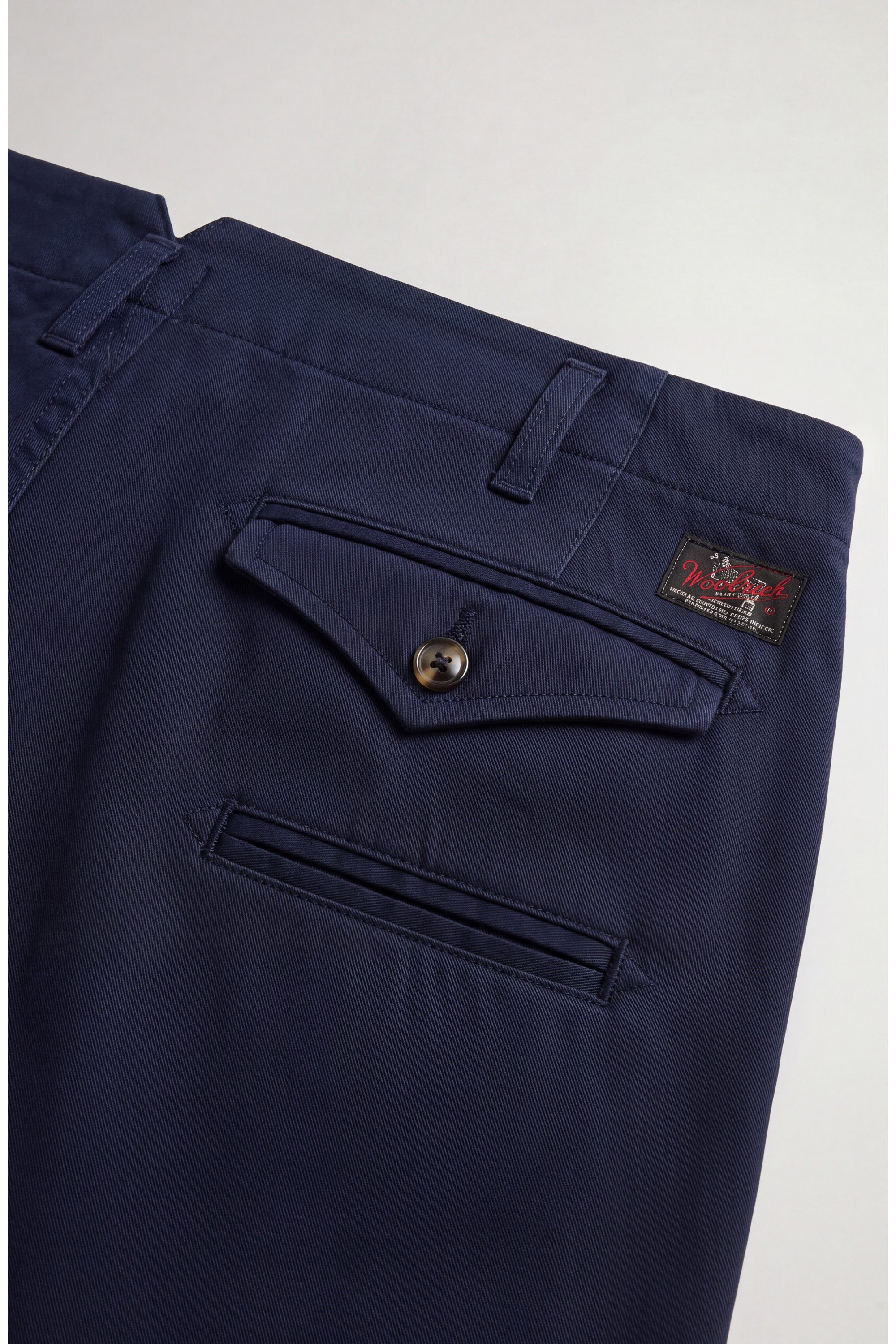 Ranger Chino Pants in Pure Cotton Twill Blue photo 6 | Woolrich