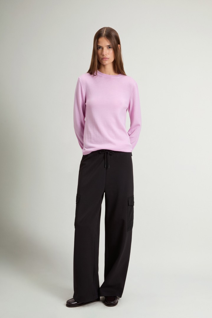 INTERLOCK SWEATPANTS Black photo 2 | Woolrich