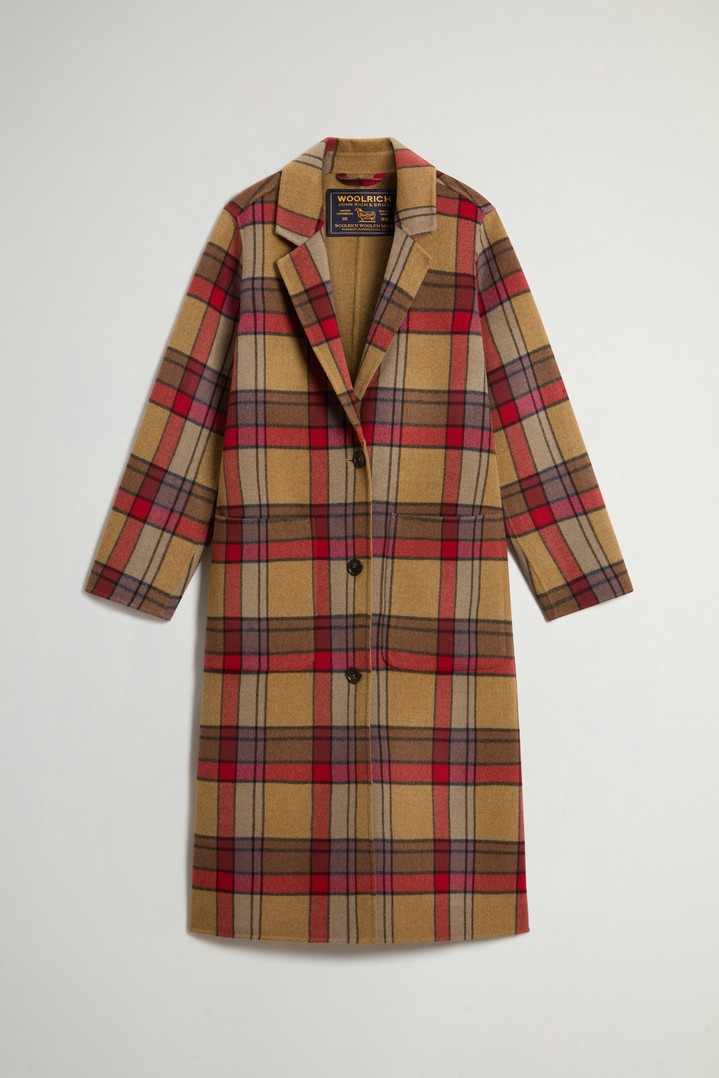 Coat in Double-Face Pure Wool Red photo 5 | Woolrich