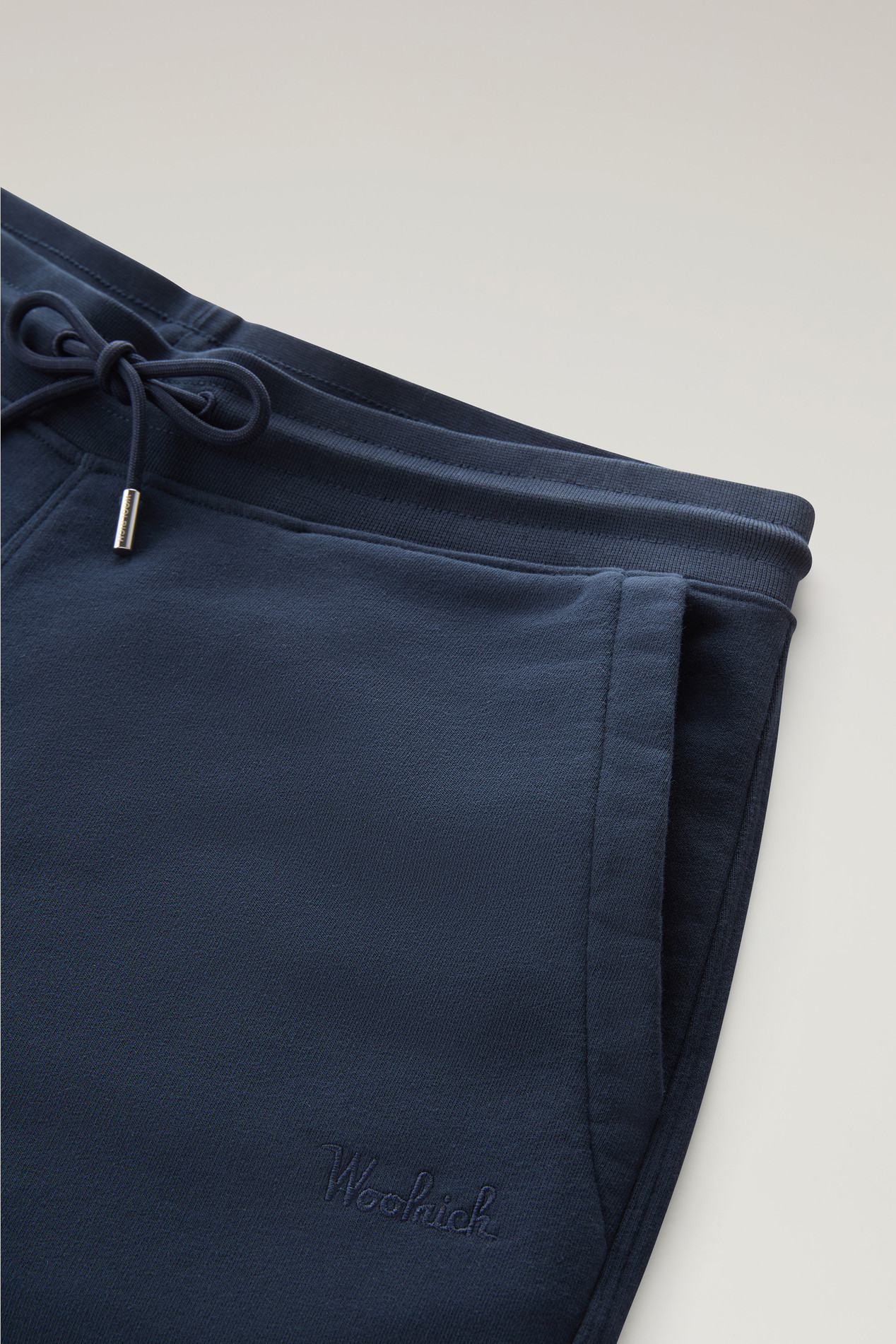 Sweatpants in Brushed Cotton Fleece Blue photo 3 | Woolrich