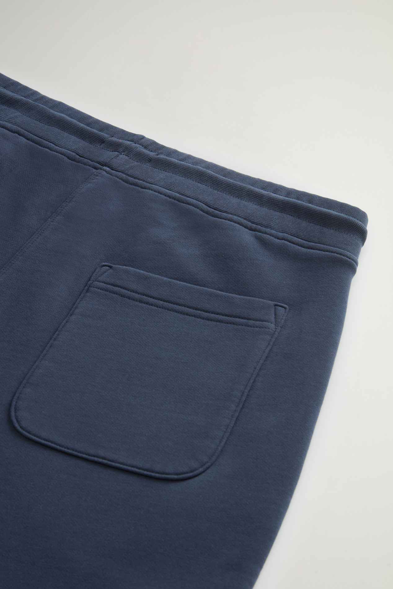Pure Cotton Fleece Pants Blue photo 4 | Woolrich