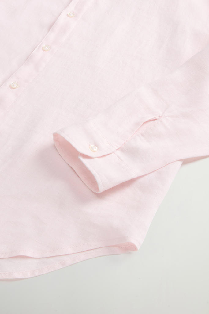 LINEN SHIRT Pink photo 7 | Woolrich