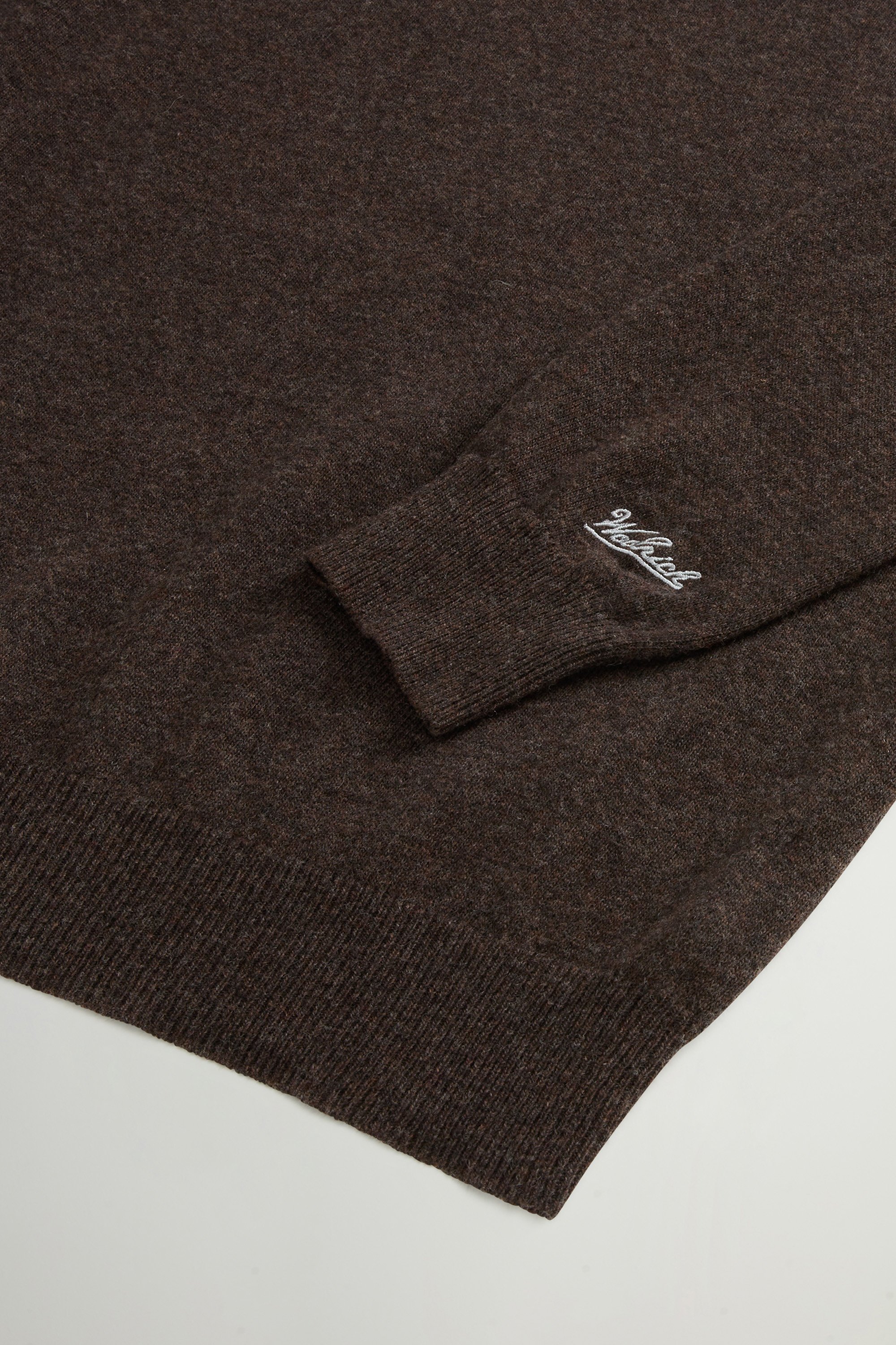 Pure Wool Turtleneck Sweater Brown photo 6 | Woolrich