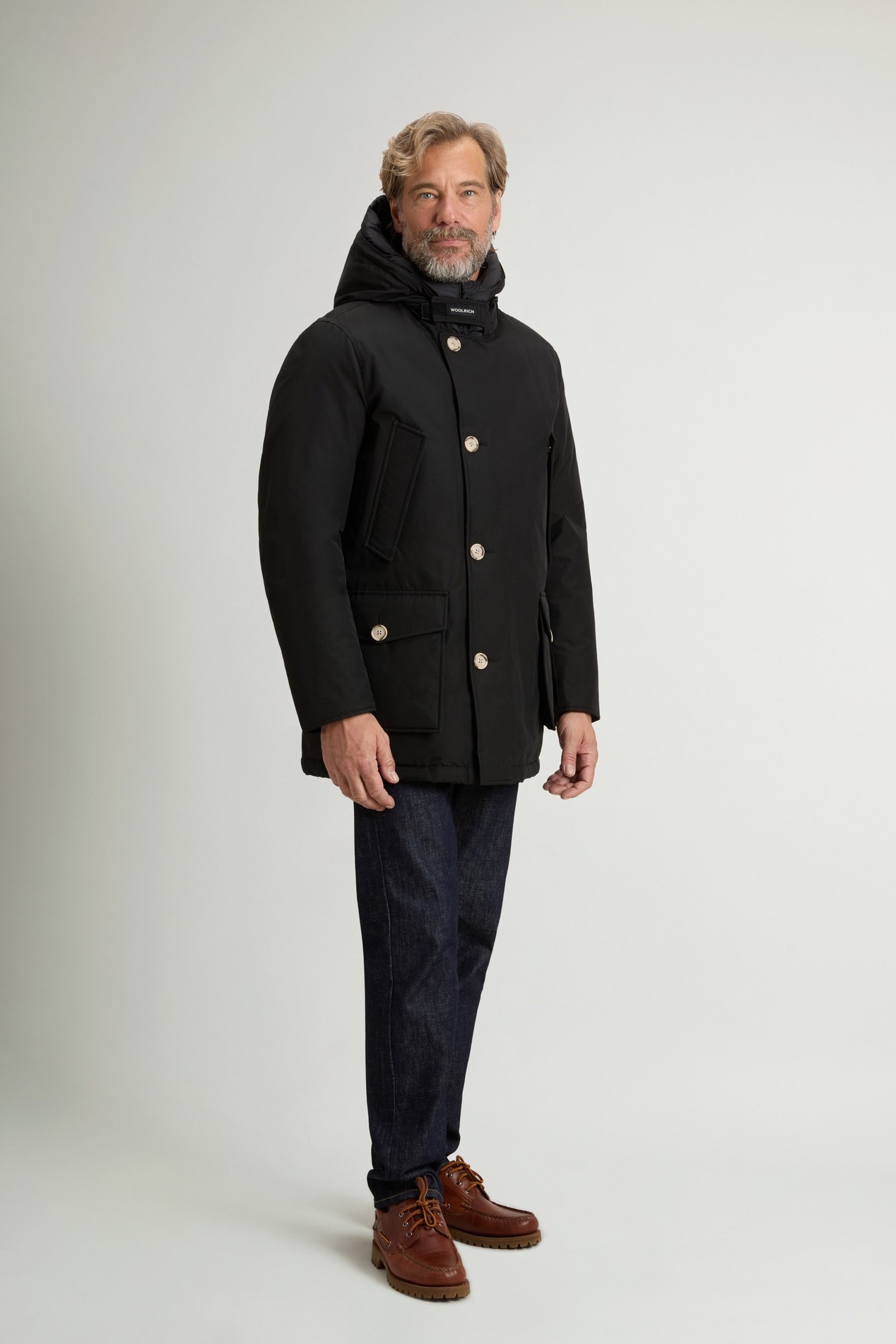 Arctic Parka en Ramar Cloth Noir photo 2 | Woolrich