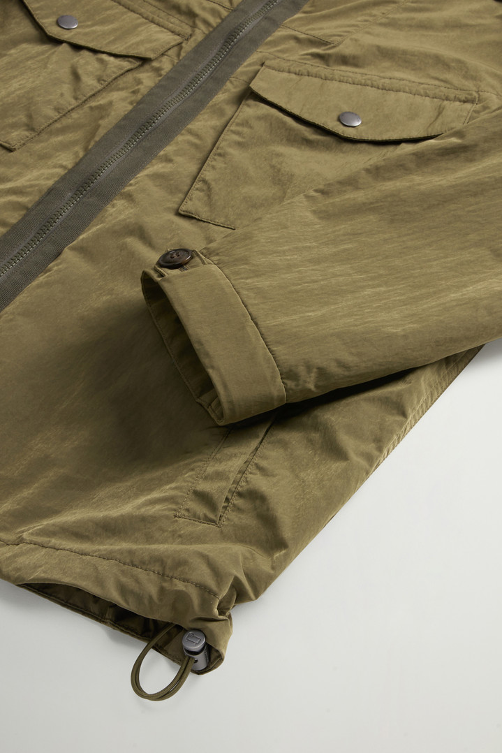 Hooded Nylon-Blend Jacket Green photo 8 | Woolrich