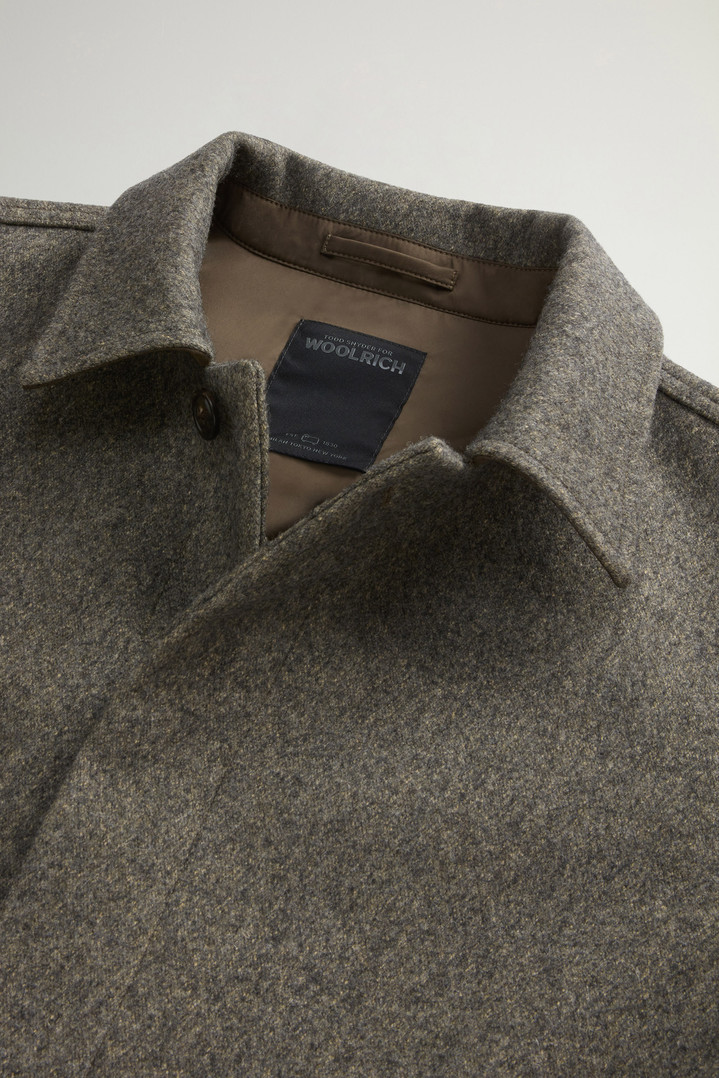 Overshirt aus italienischer Wolle und Baumwolle by Todd Snyder Grau photo 6 | Woolrich