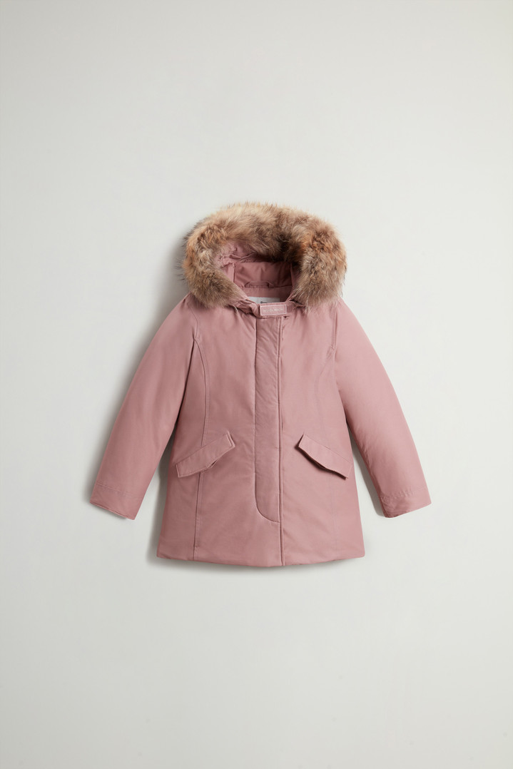 Girls' Arctic Parka with Detachable Fur Trim Pink photo 1 | Woolrich
