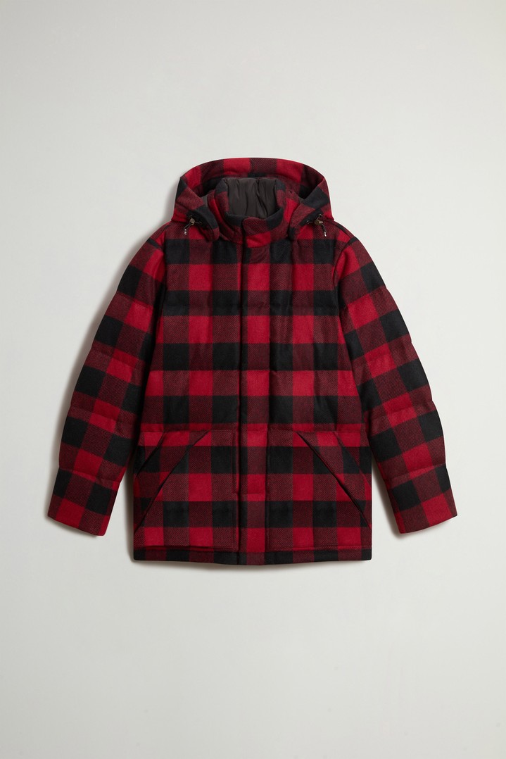 CHECK MOON PUFFER PARKA Rouge photo 5 | Woolrich