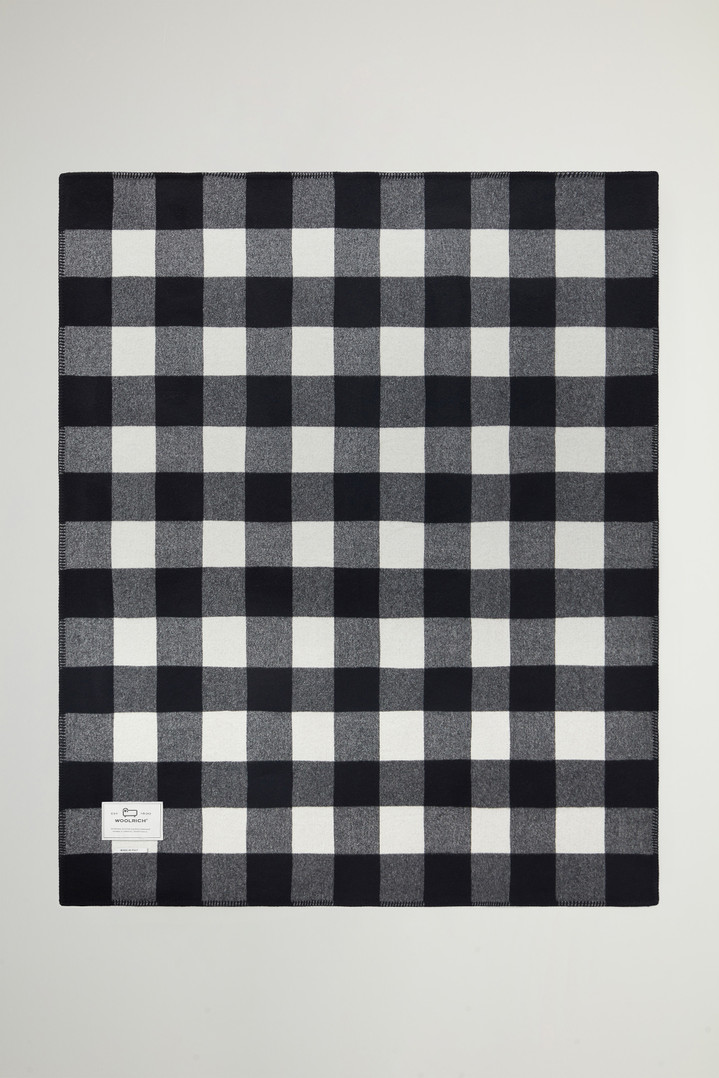 Double-Face Buffalo Check Blanket in Pure Wool Multicolor photo 2 | Woolrich