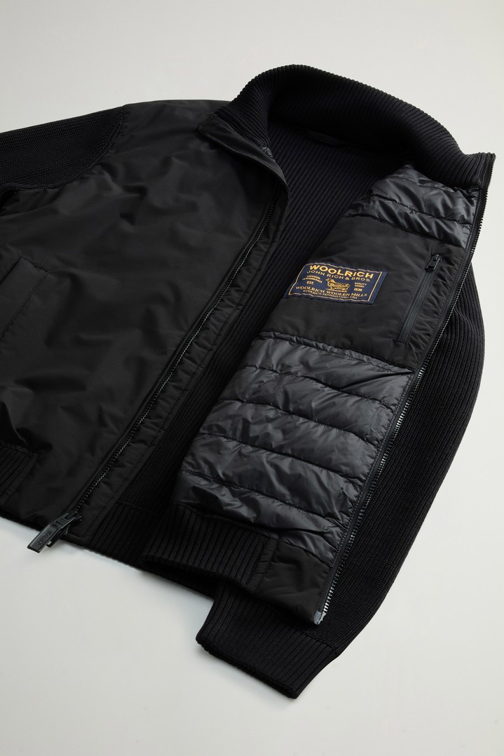 Hybrid Jacket in Cloud Poly Black photo 8 | Woolrich