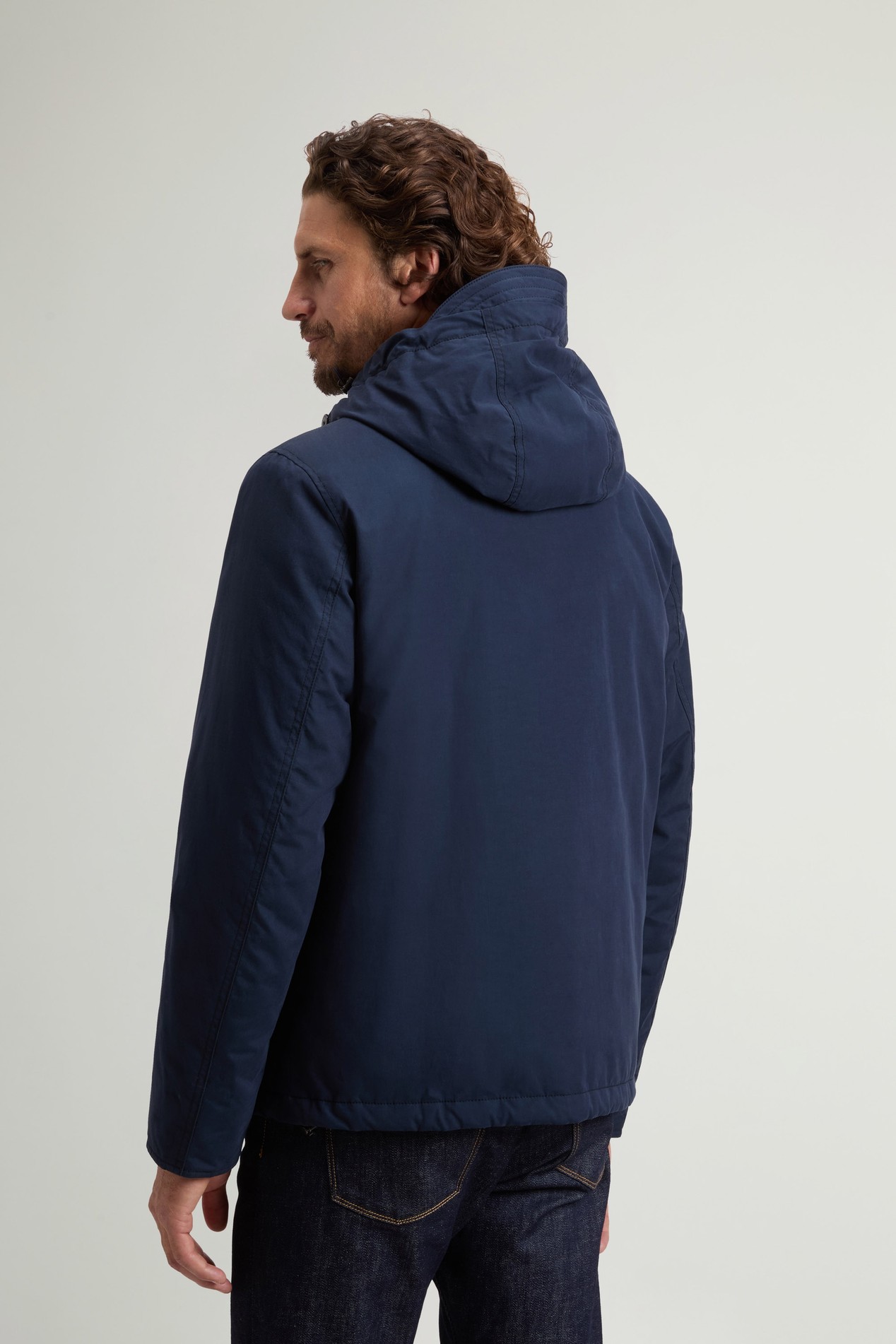 Pacific Jacket in Mountain Cloth Blue photo 3 | Woolrich